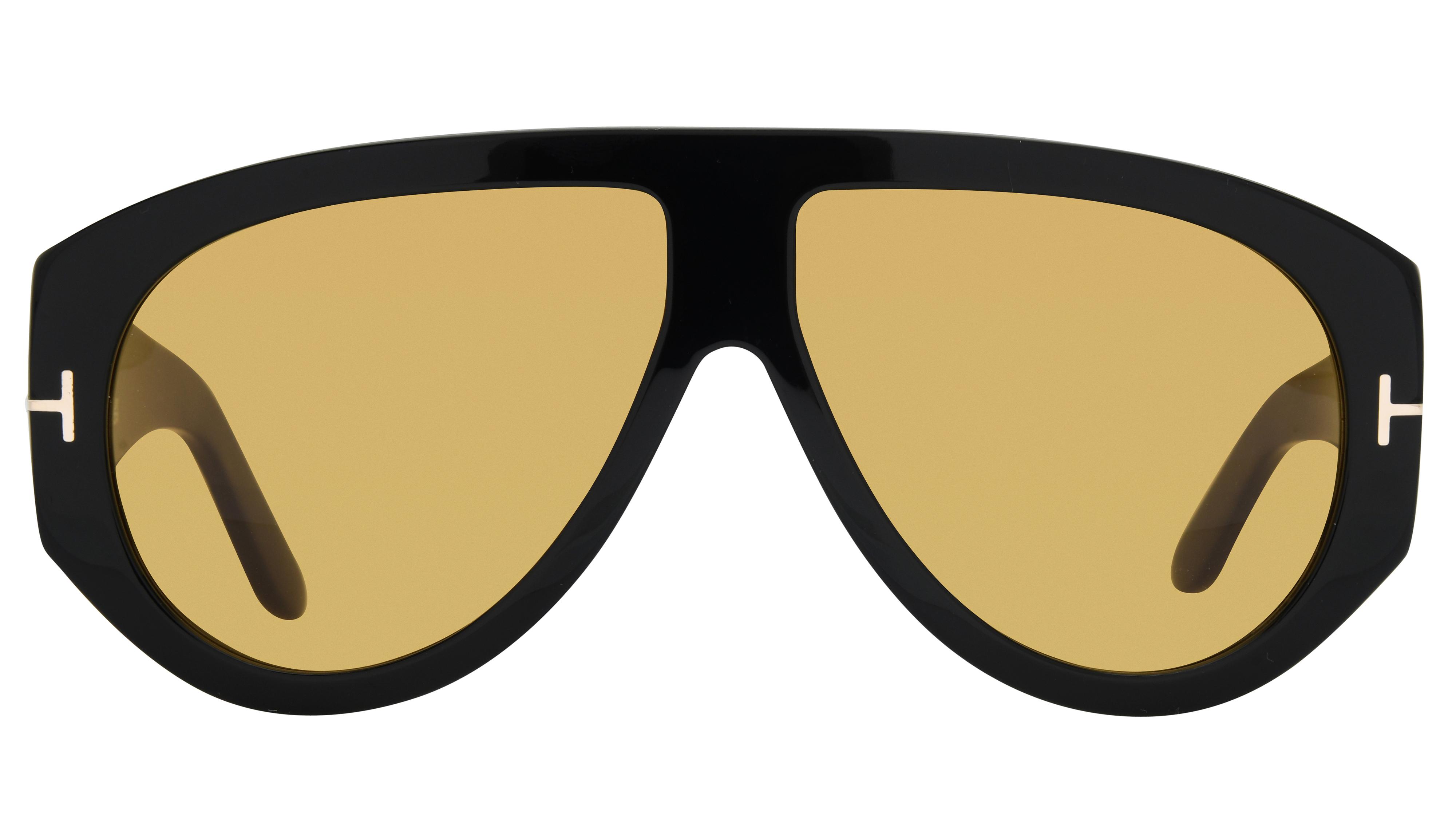 Lunettes de soleil Tom Ford Homme Noir Aviateur Ft1044 Face