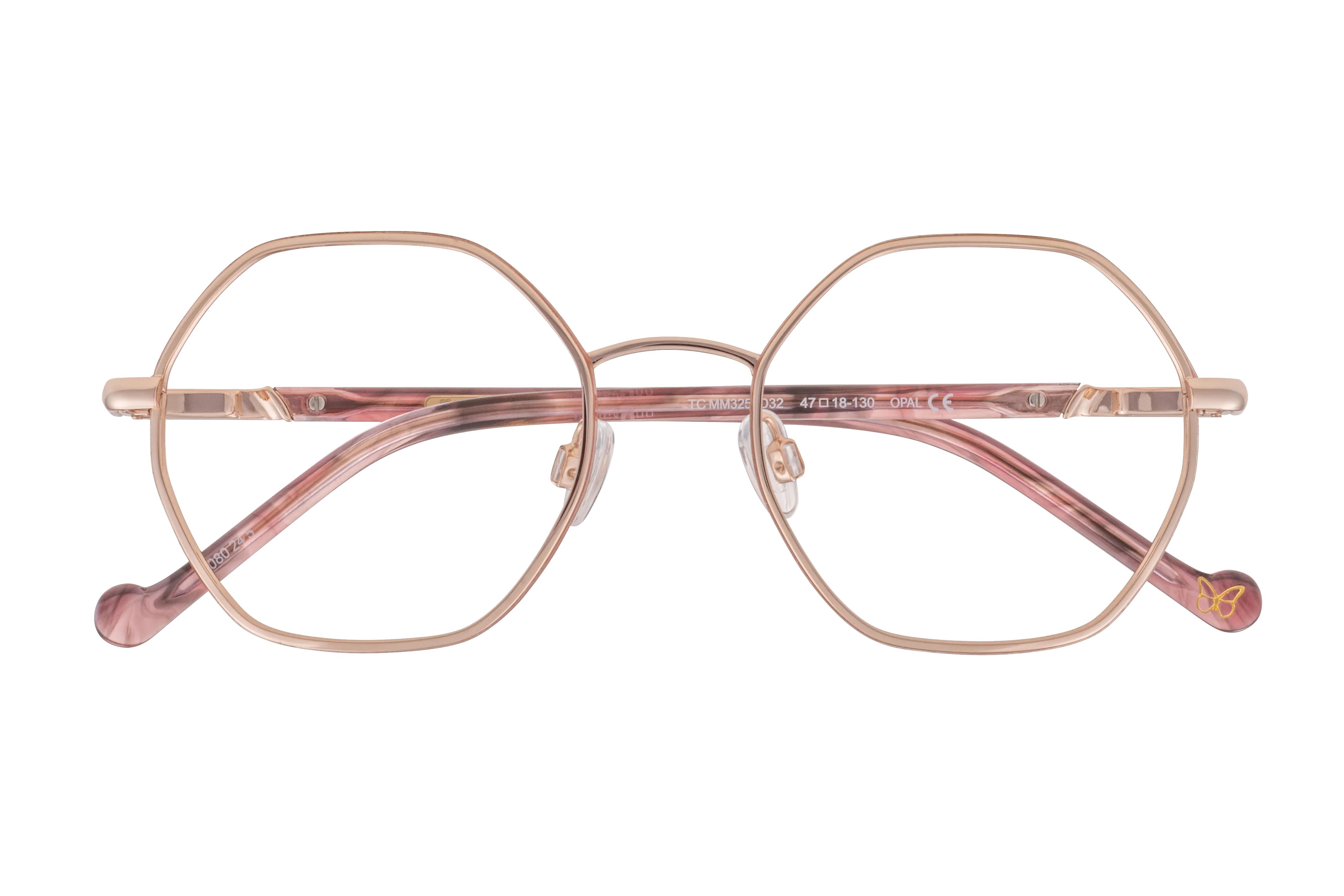 Lunettes de vue Tartine et Chocolat  Or Wayfarer TCMM325D32 Face