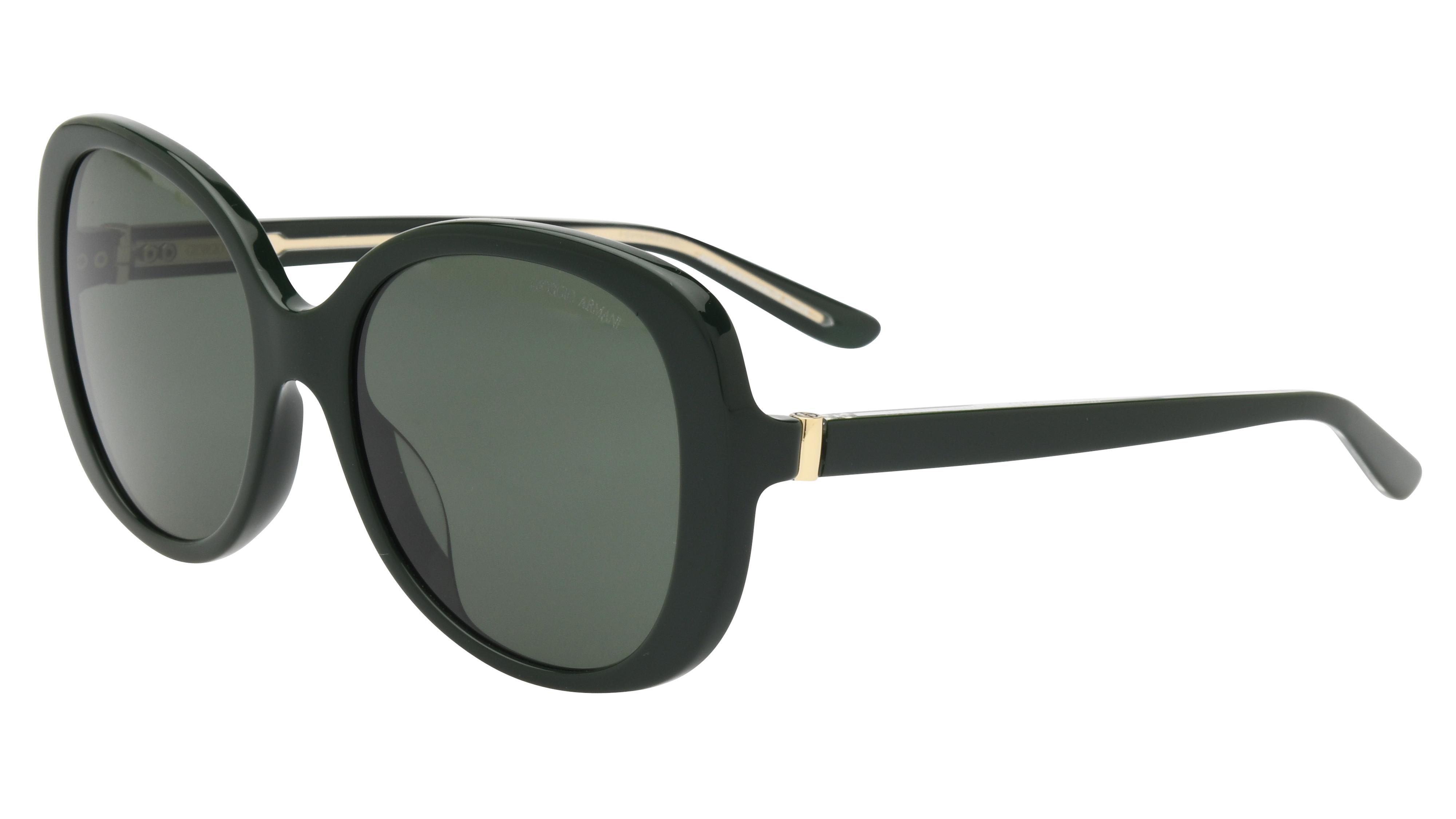 Lunettes de soleil Giorgio Armani Femme Vert Ronde Ar8229U Trois-Quart
