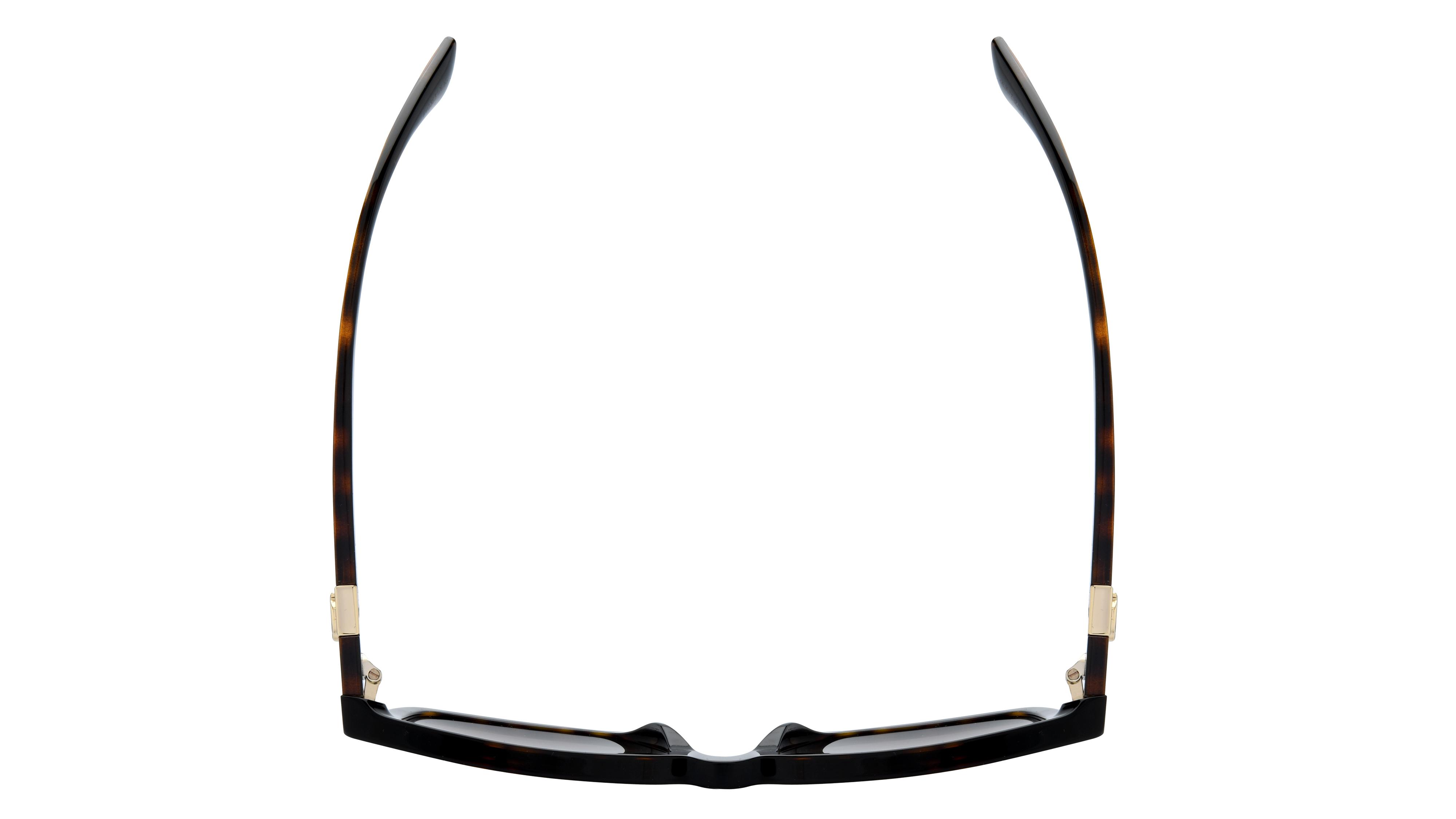 Lunettes de soleil Burberry Femme Noir Carré BE4419 Dessus