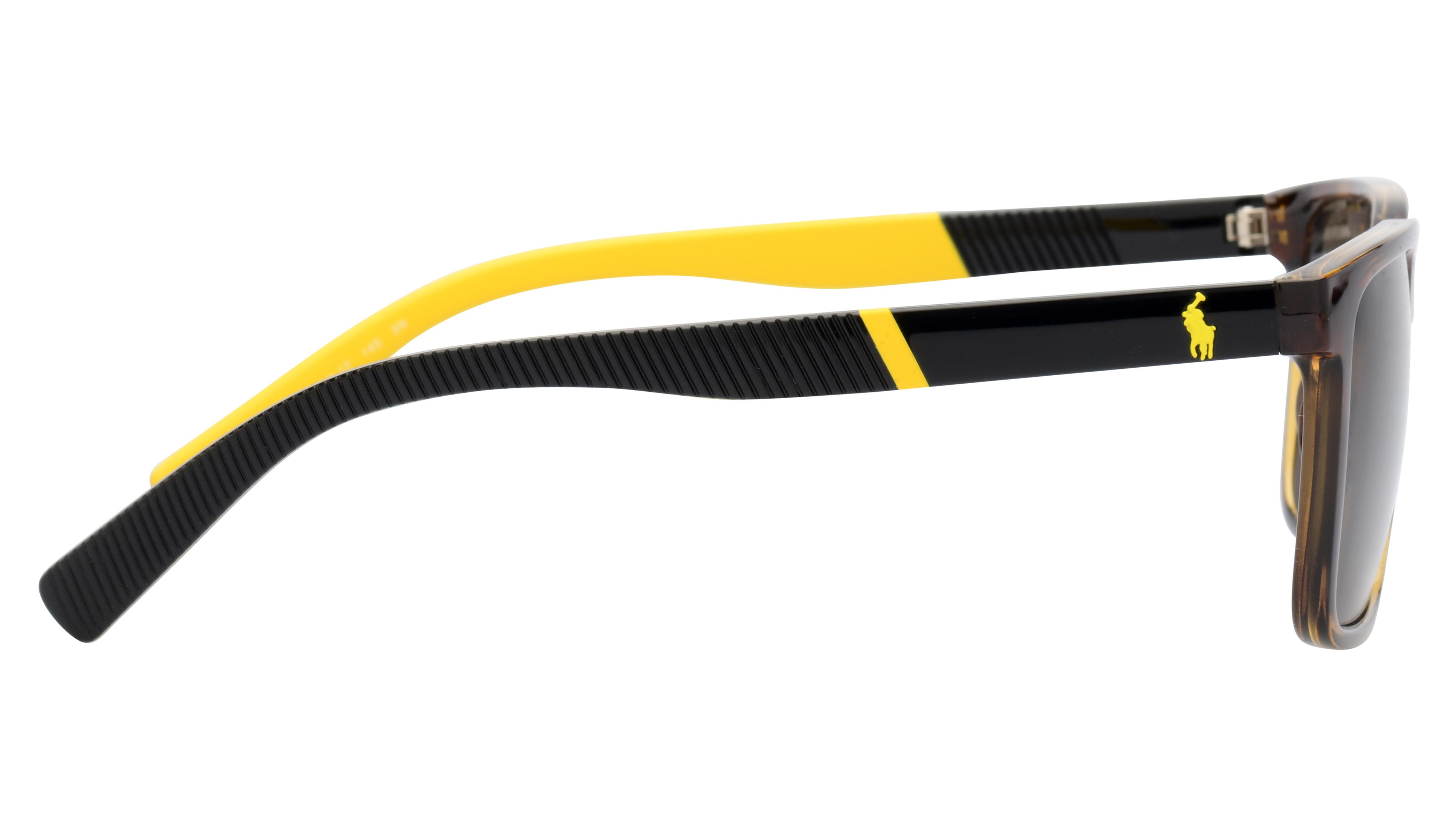 Lunettes de soleil Polo Ralph Lauren PH4189U 537587 Noir Mat Rectangle Krys