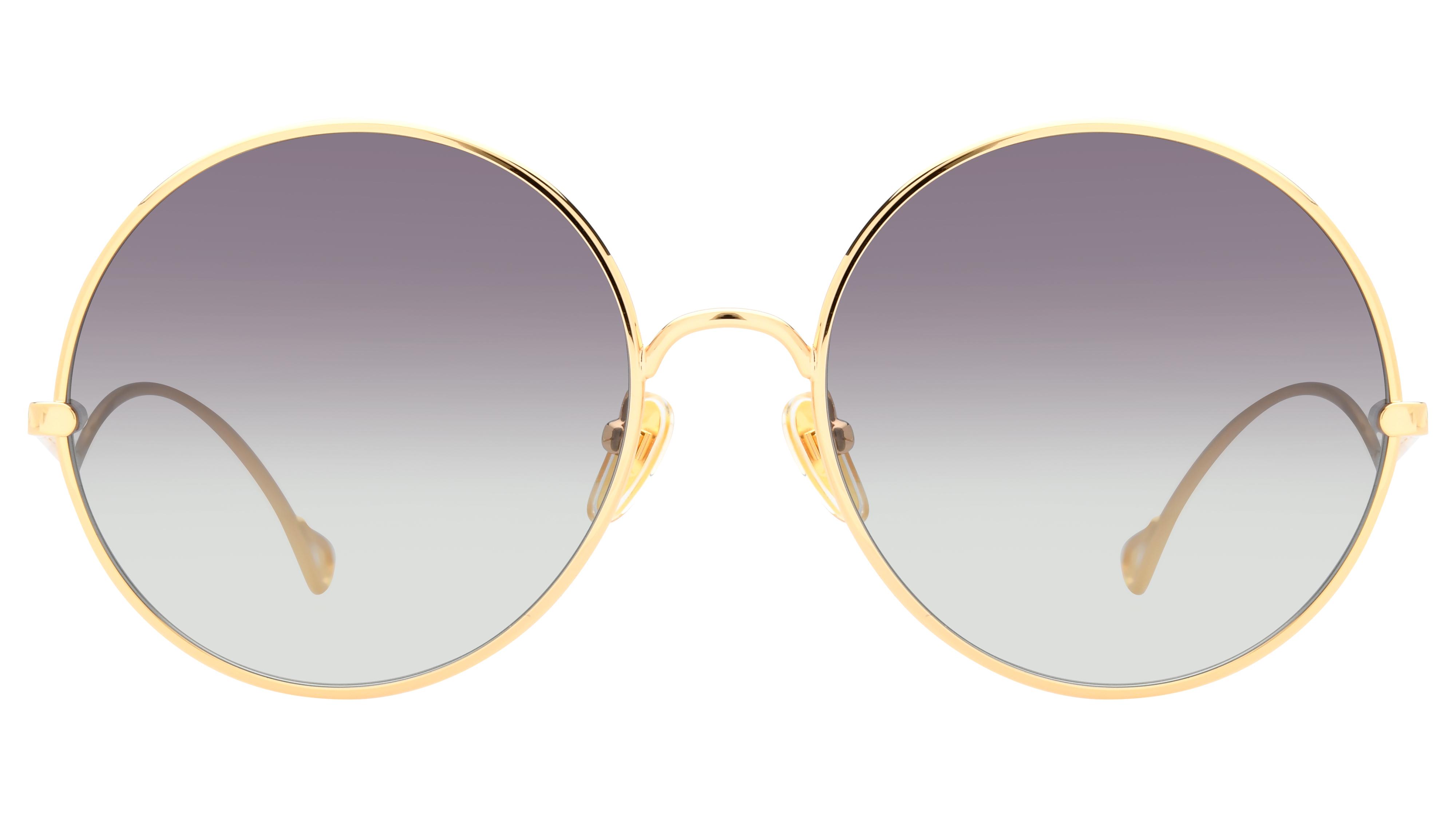 Lunettes de soleil Chloé Femme Or Pantos CH0329S Face