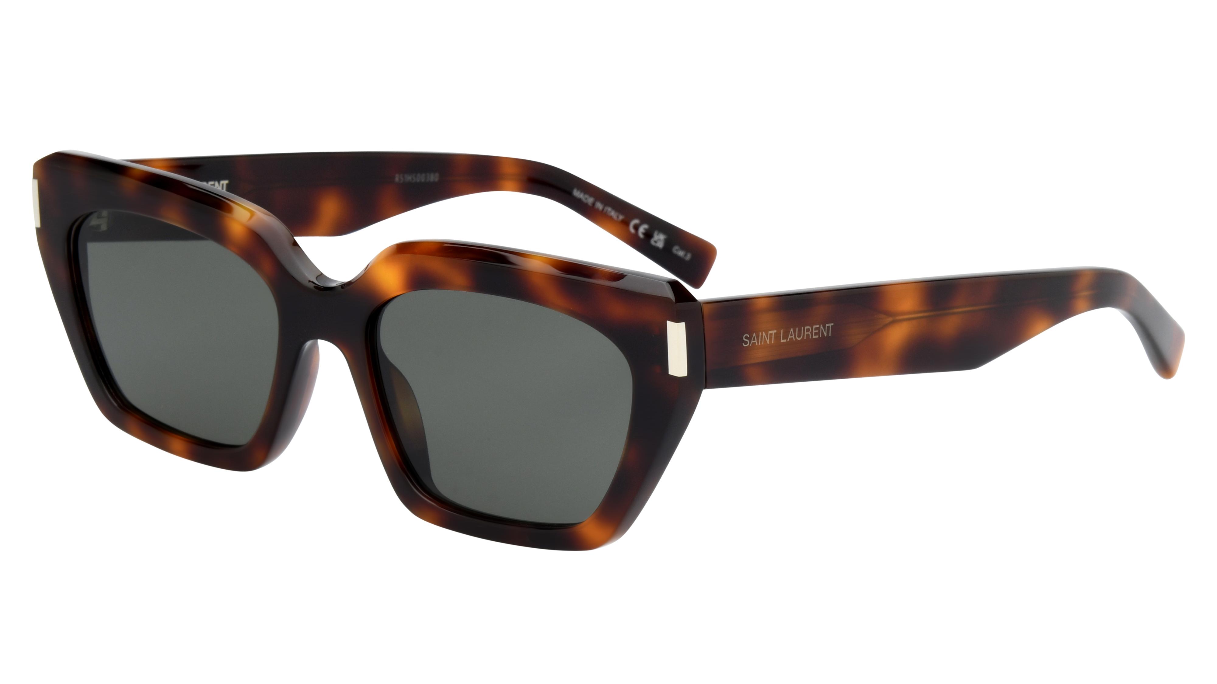 Lunettes de soleil Saint Laurent Femme Écaille Papillon Sl826Page Trois-Quart