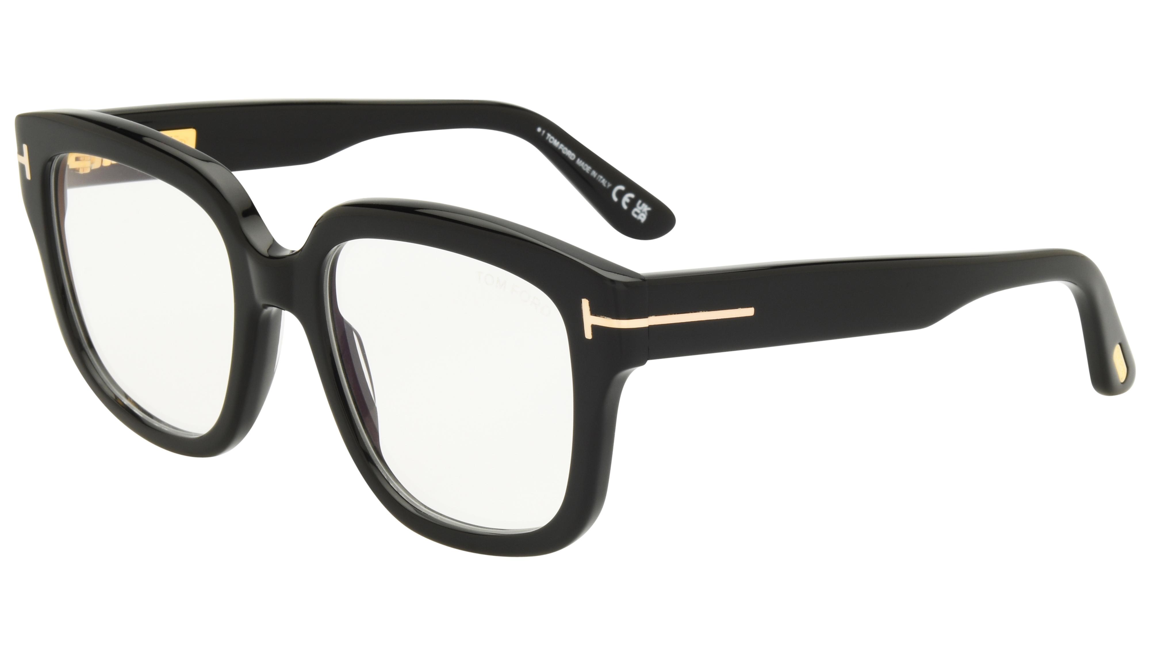 Lunettes de vue Tom Ford Femme Noir Carré FT6094-B Trois-Quart