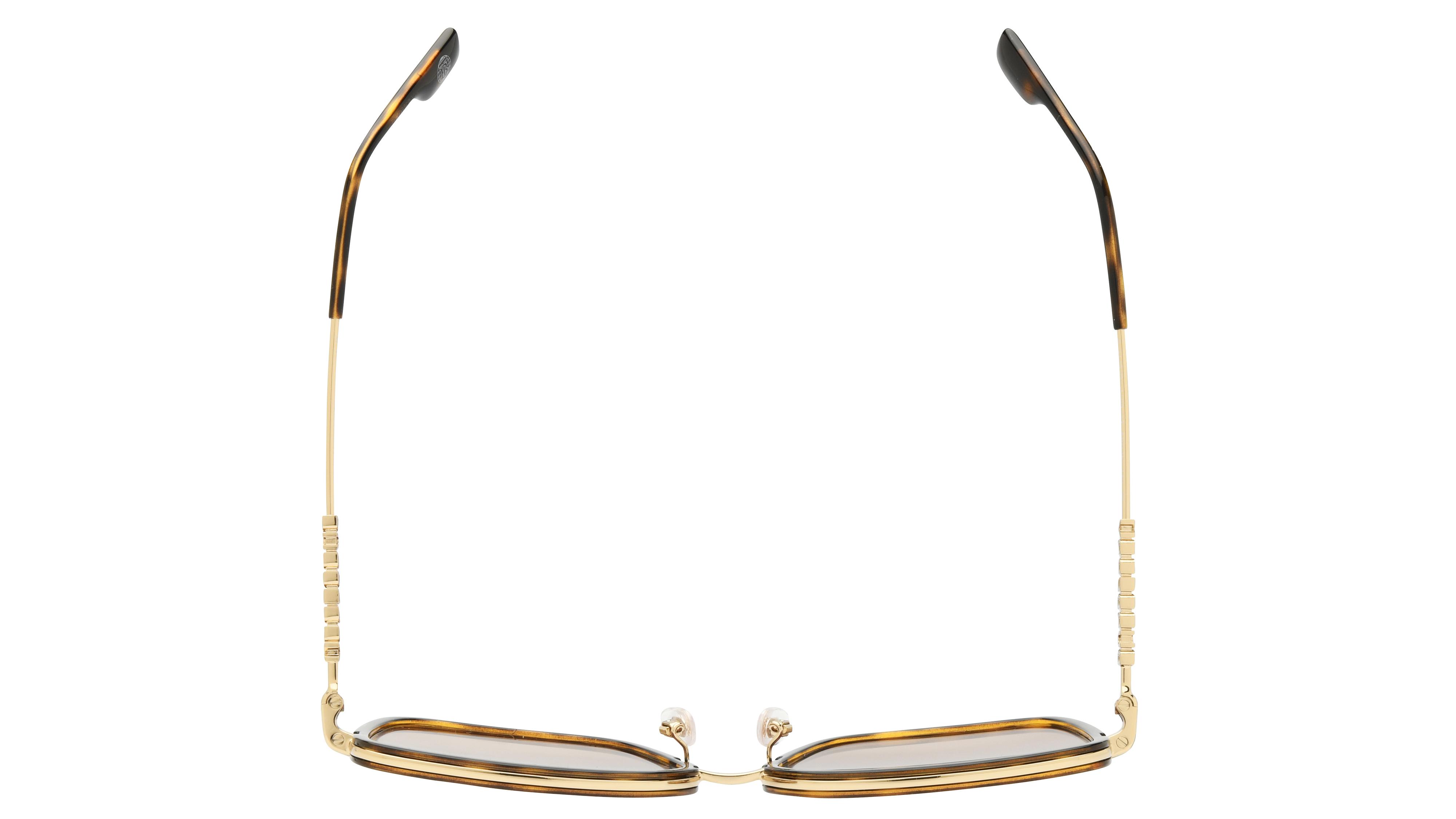 Lunettes de soleil Burberry Femme Écaille Carré BE3145D Dessus