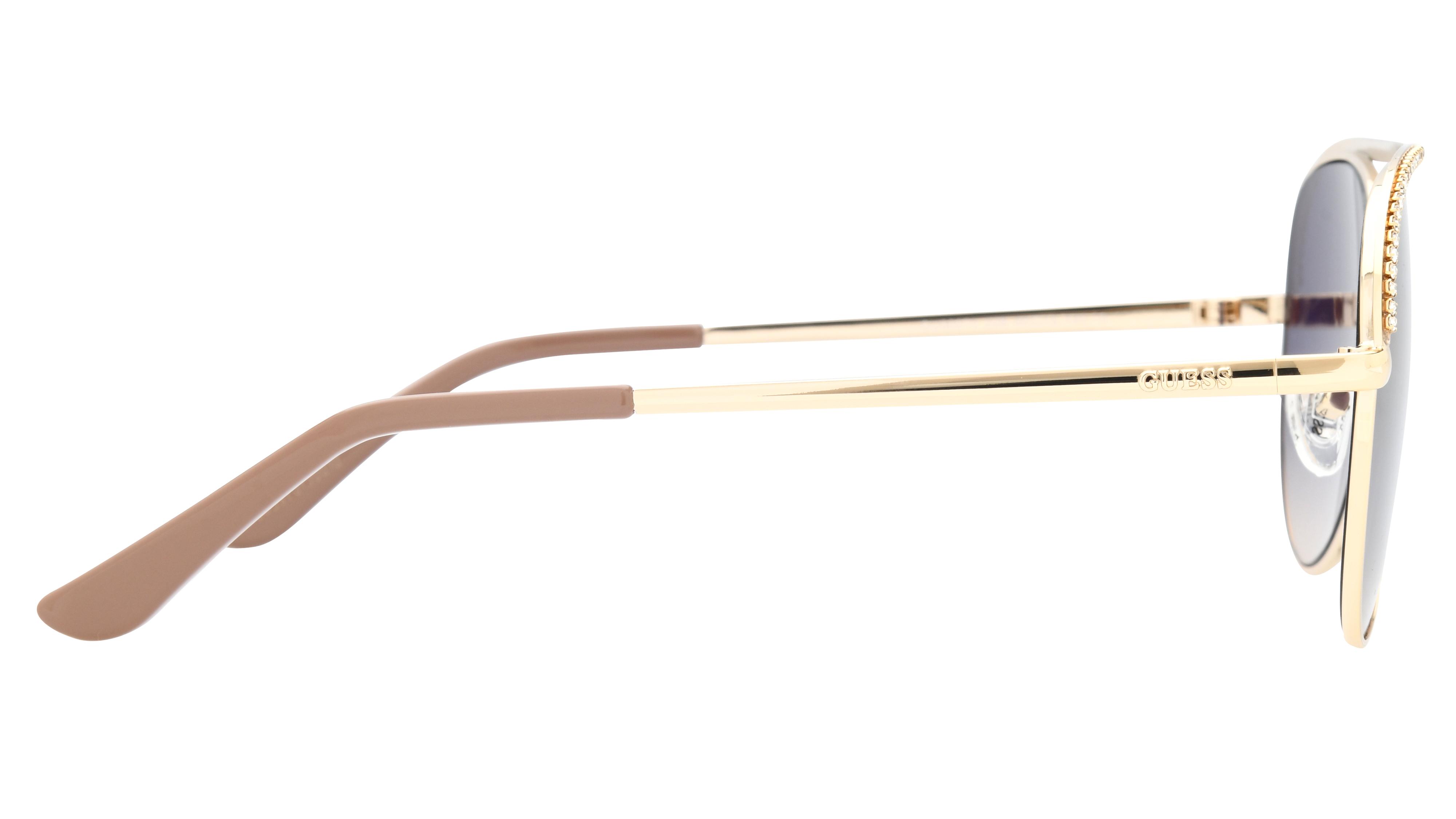 Lunettes de soleil Guess Femme Or Aviateur GU00271 Droite