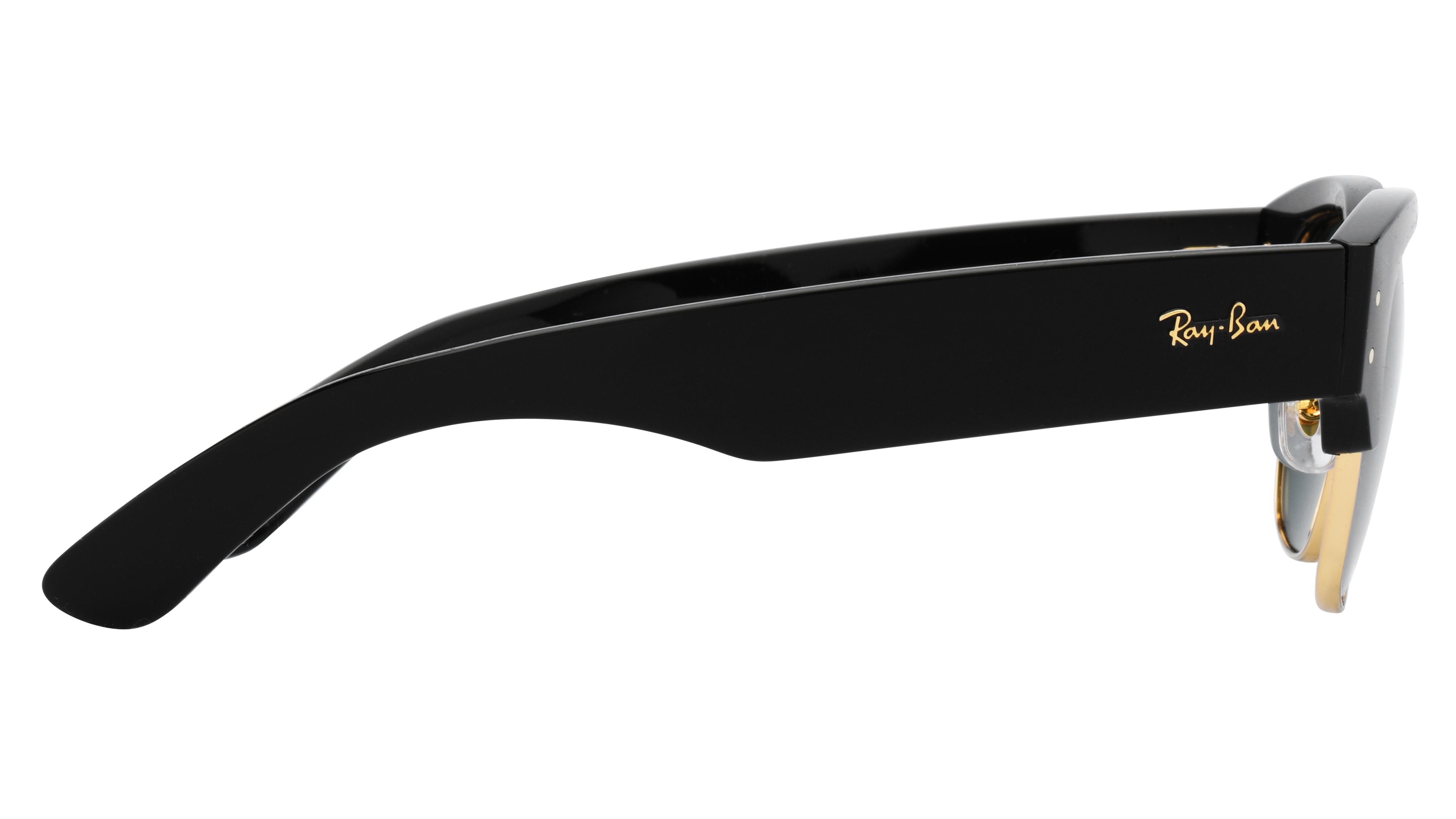 Lunettes de soleil Ray-Ban Mixte Noir Carré RB0316S Droite