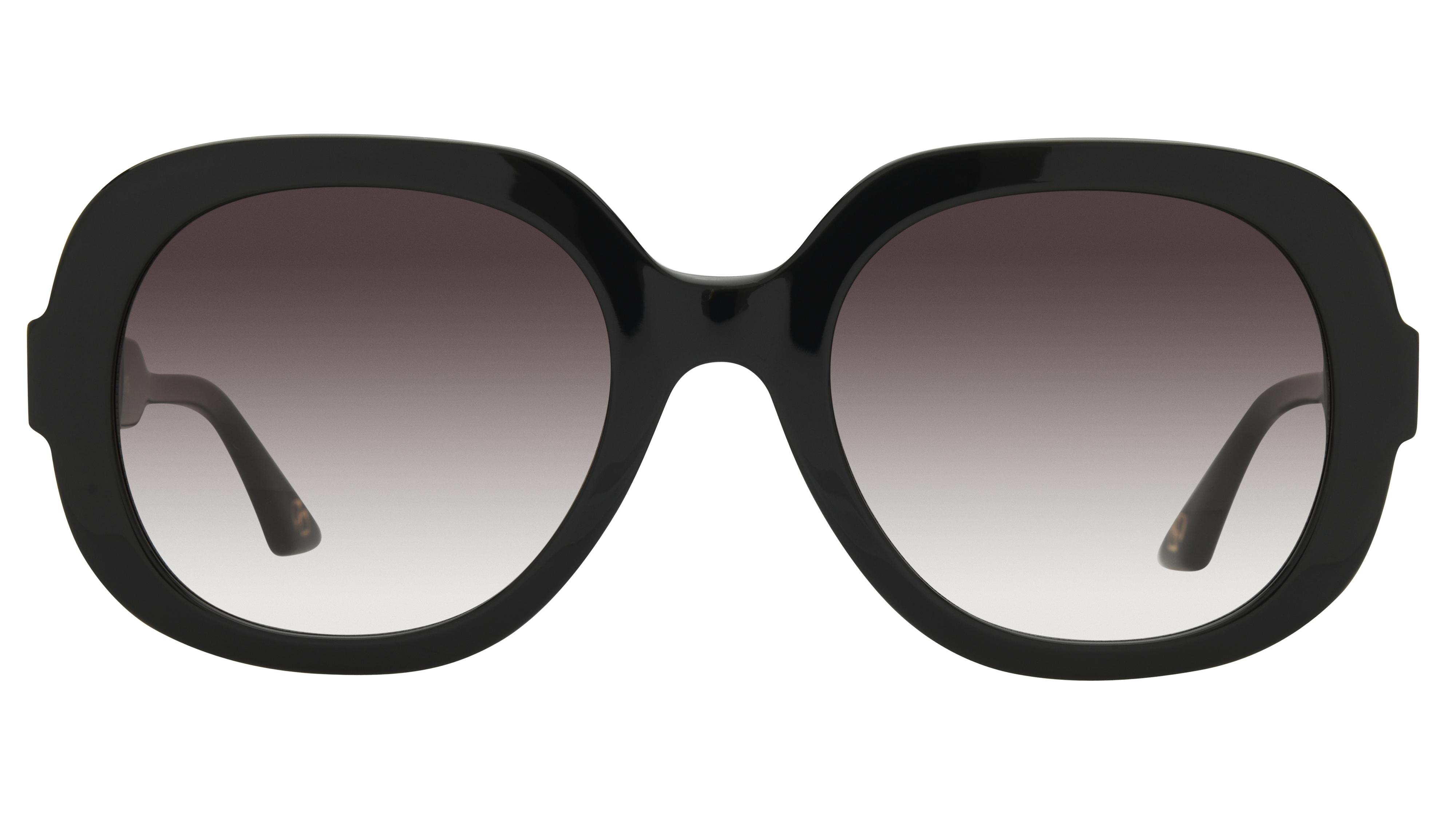 Lunettes de soleil Signature Krys Femme Vert Ronde Passionnee Face