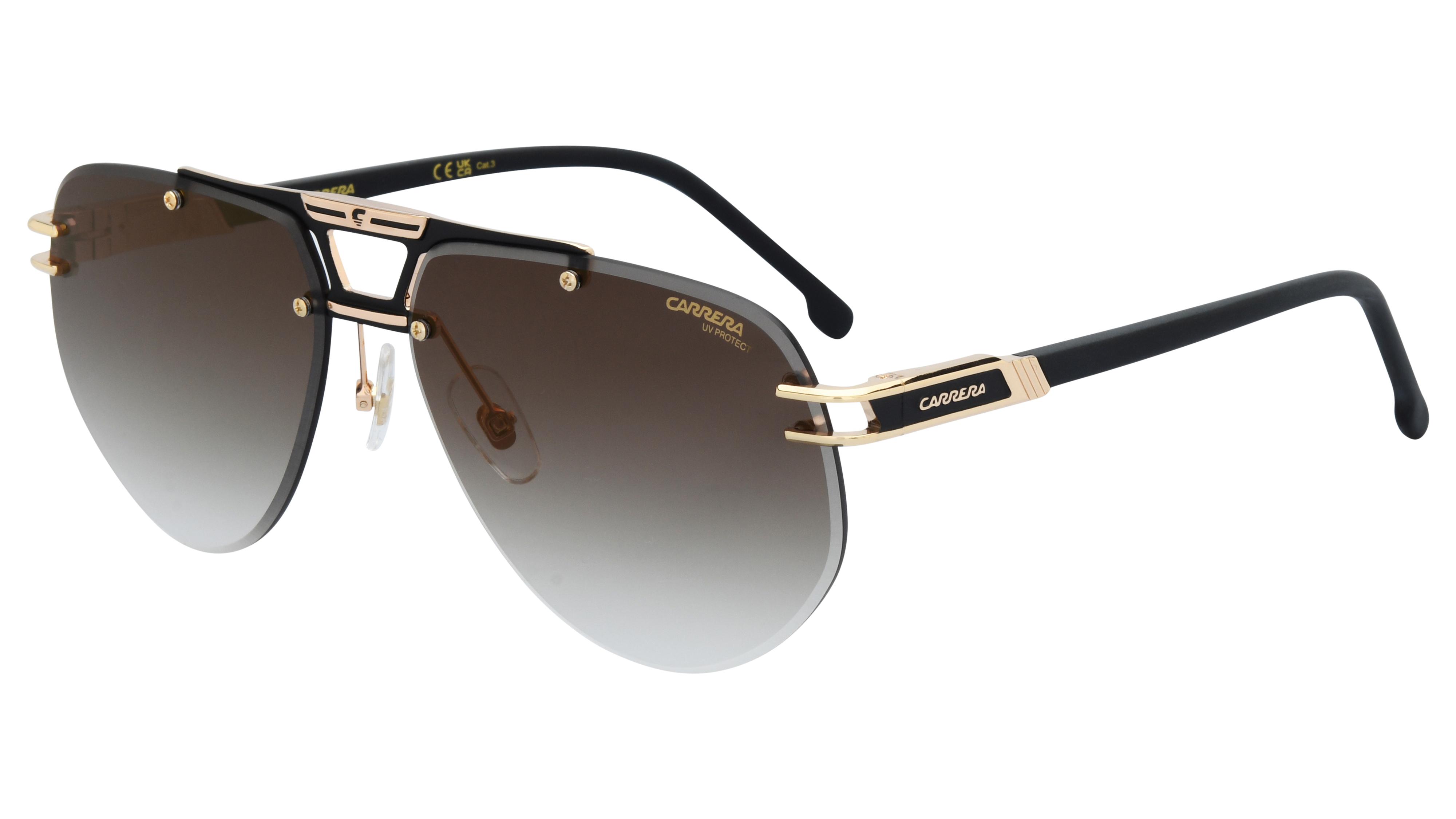 Lunettes de soleil Carrera Homme Noir Rectangle CARRERA Trois-Quart