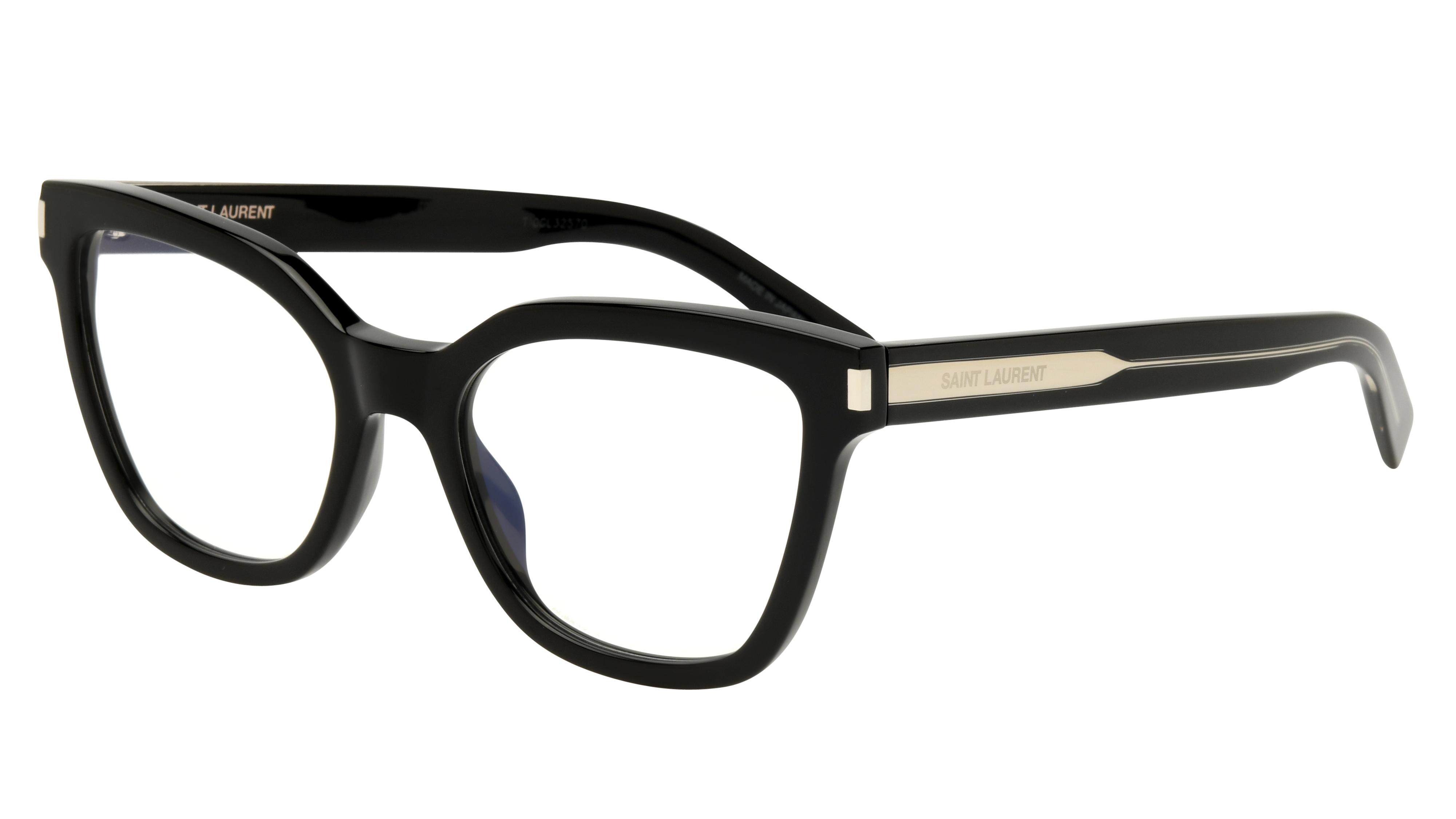 Lunettes de vue Saint Laurent Femme Noir Papillon SL Trois-Quart