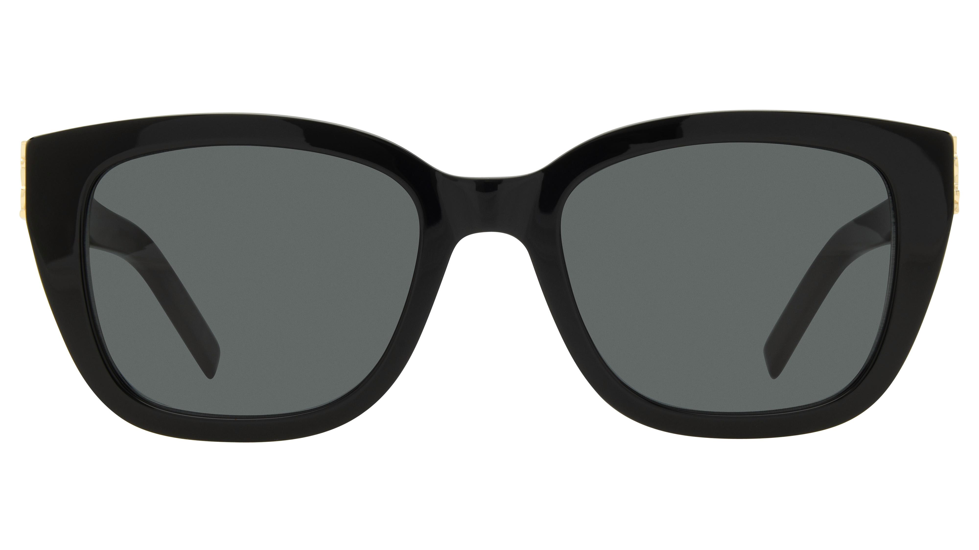 Lunettes de soleil Saint Laurent Femme Noir Papillon Sl Face