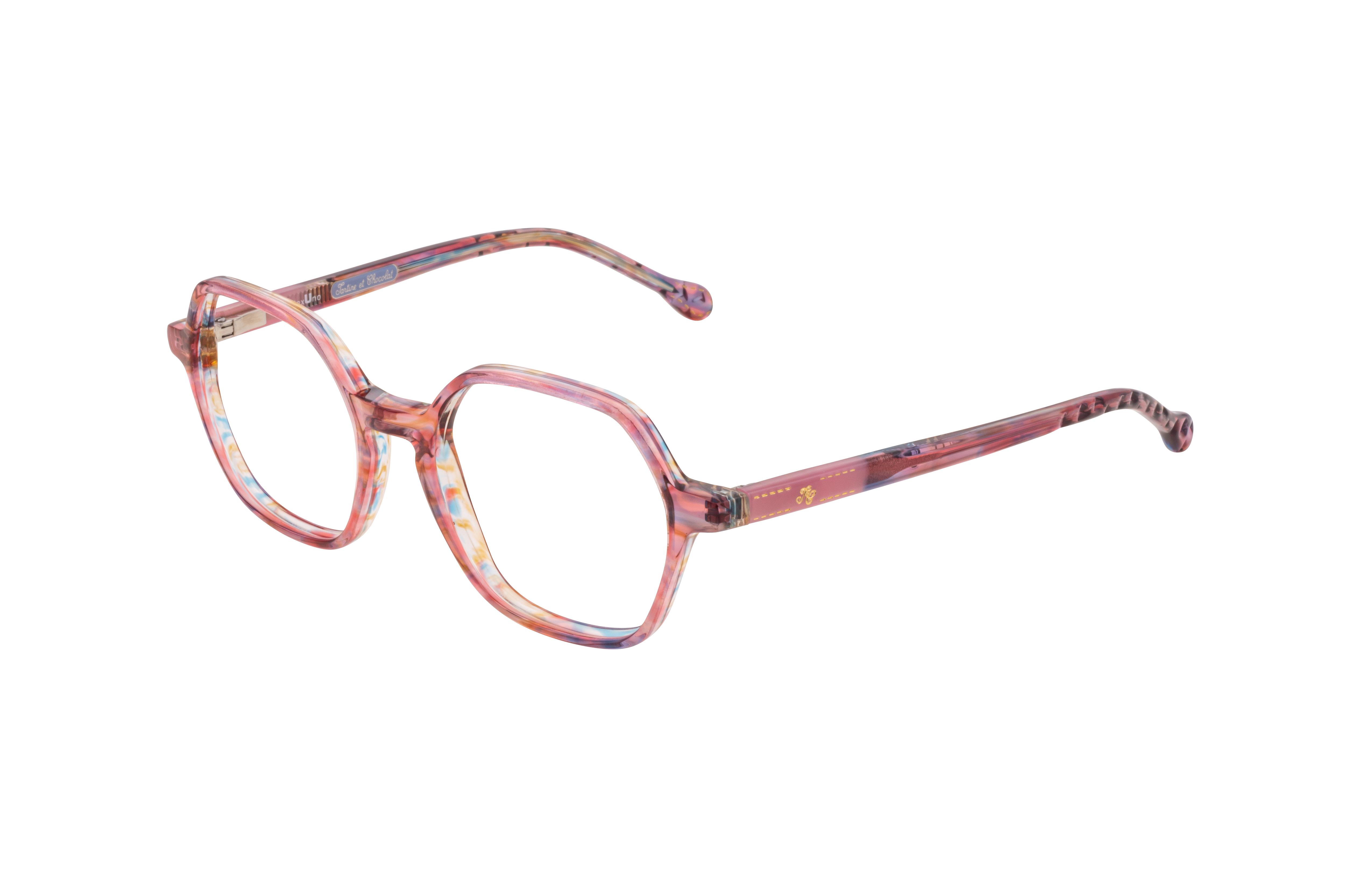 Lunettes de vue Tartine et Chocolat  Rose Wayfarer TCAA402C71 Gauche