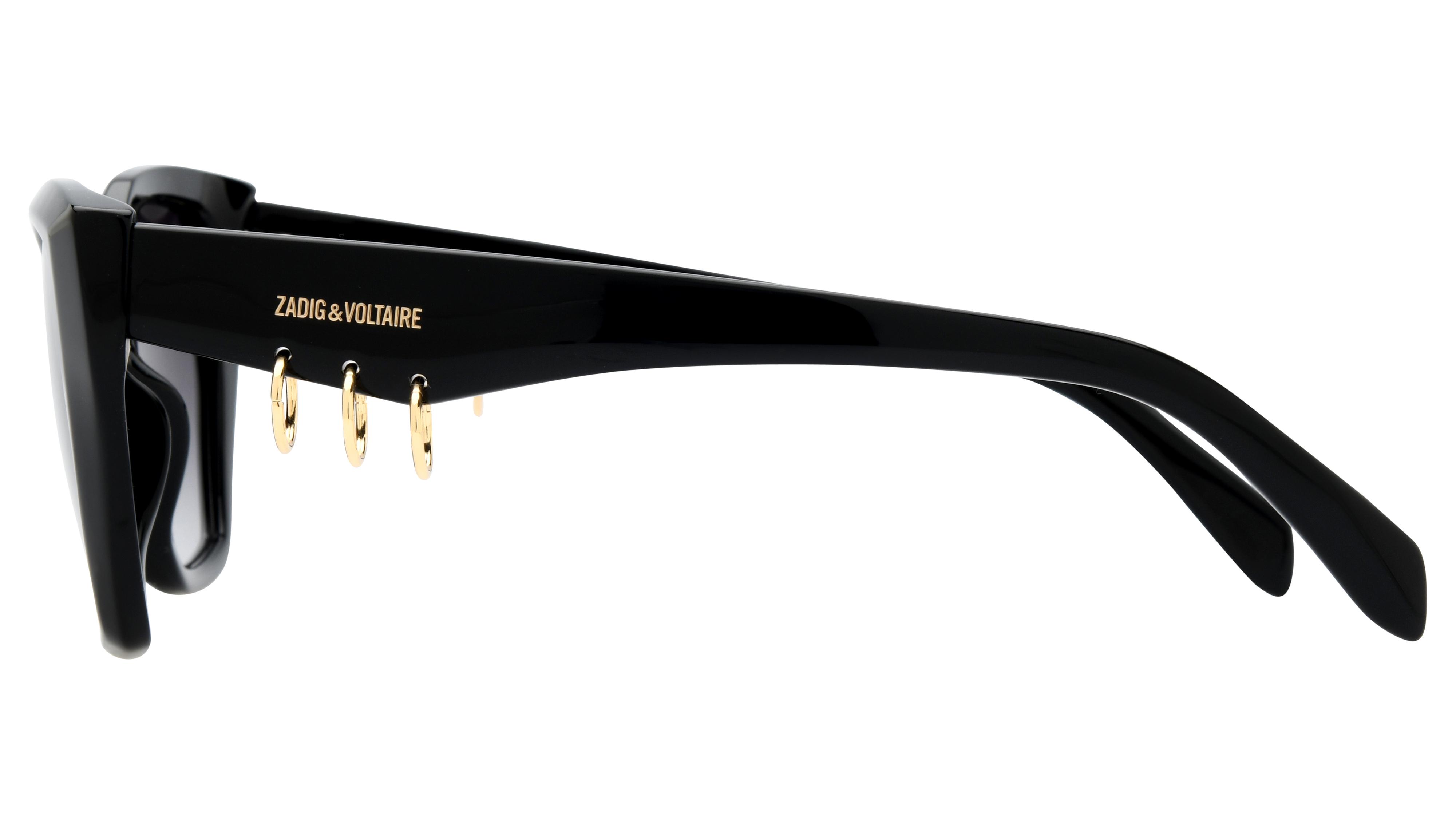 Lunettes de soleil Zadig & Voltaire Femme Noir Papillon SZV471V Gauche