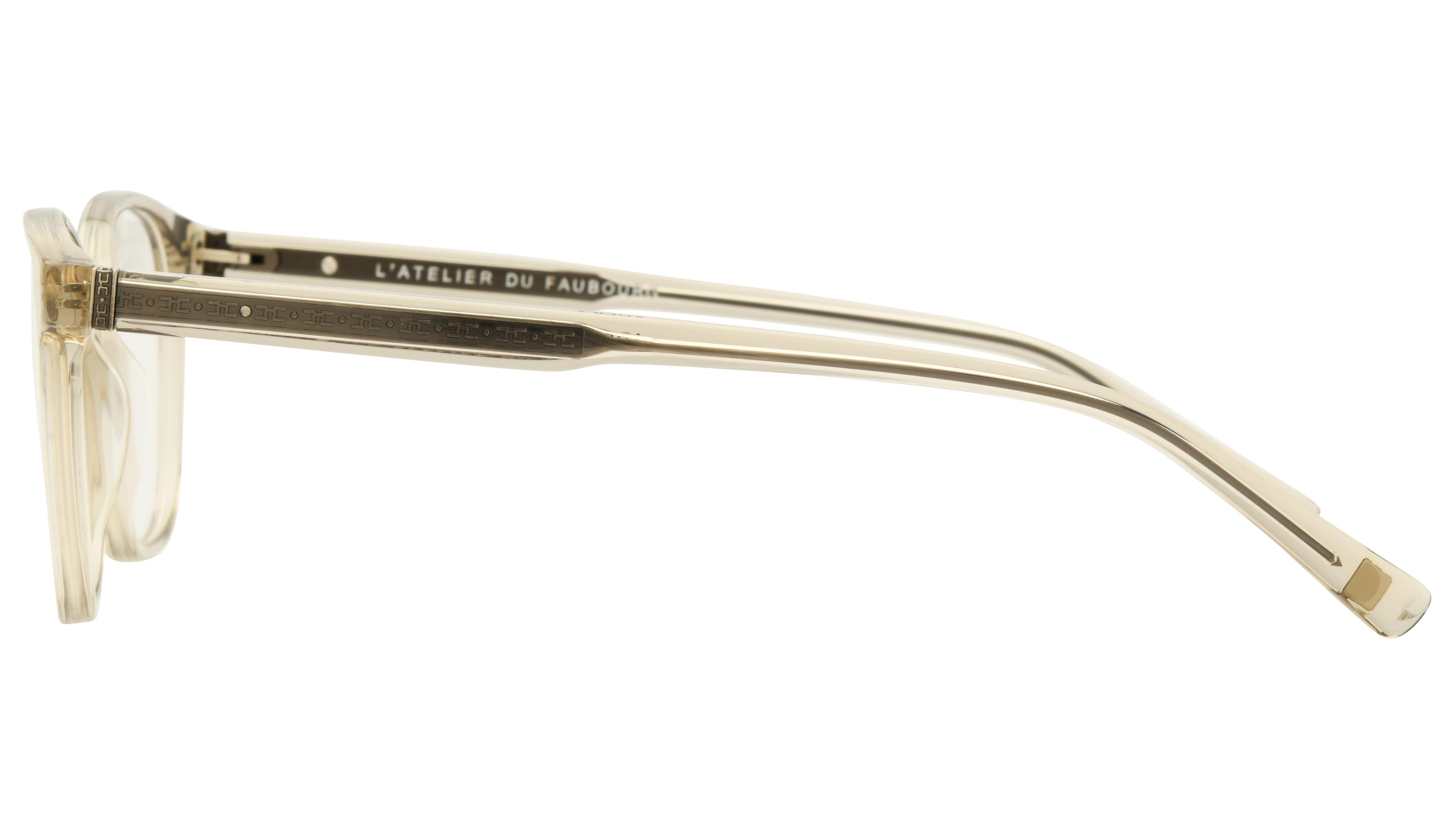 Lunettes de vue L'Atelier du Faubourg Homme Gris Carré Adf2305 Gauche