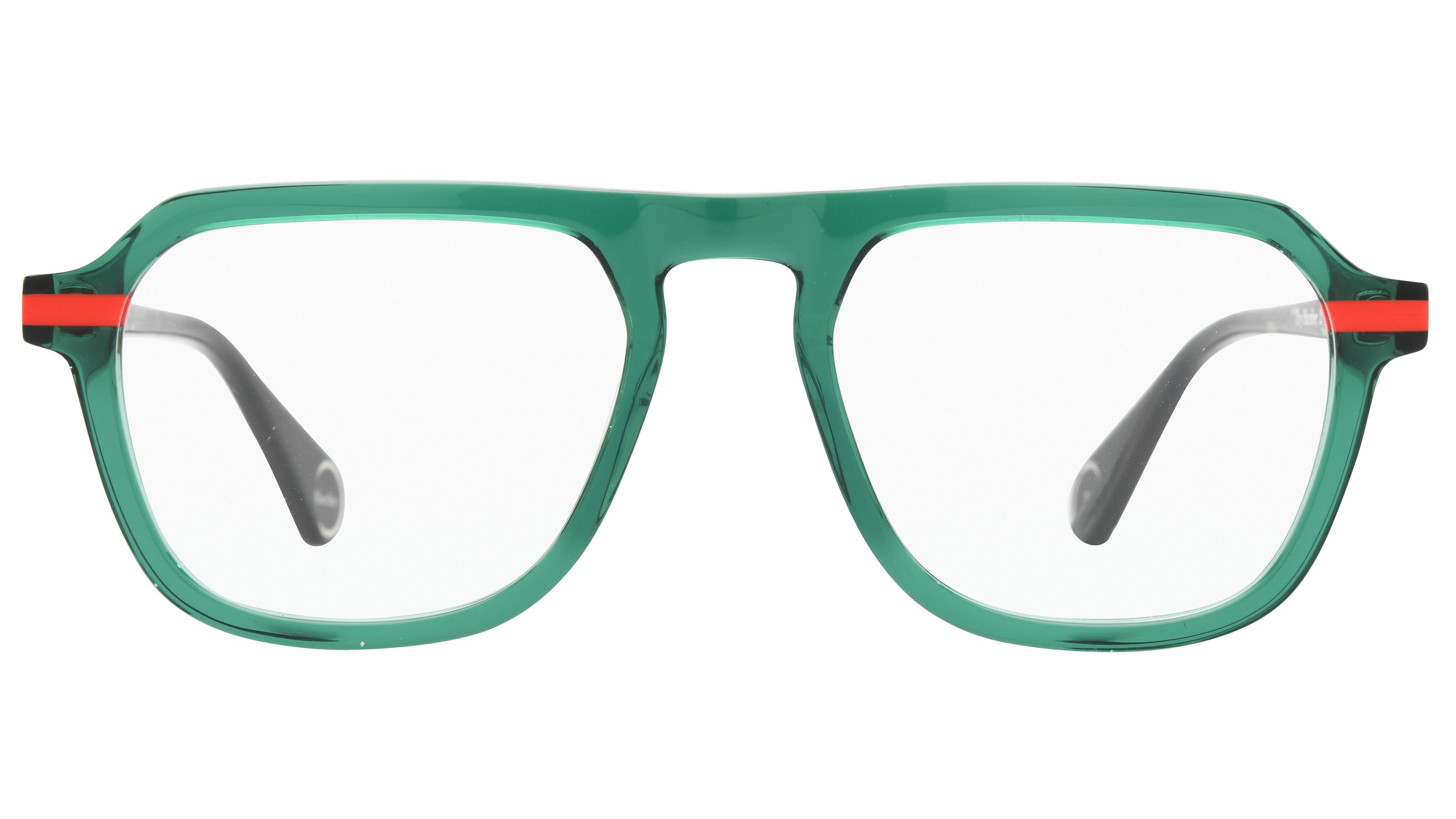 Lunettes de vue WOOW Homme Vert Aviateur Tryharder2 Face