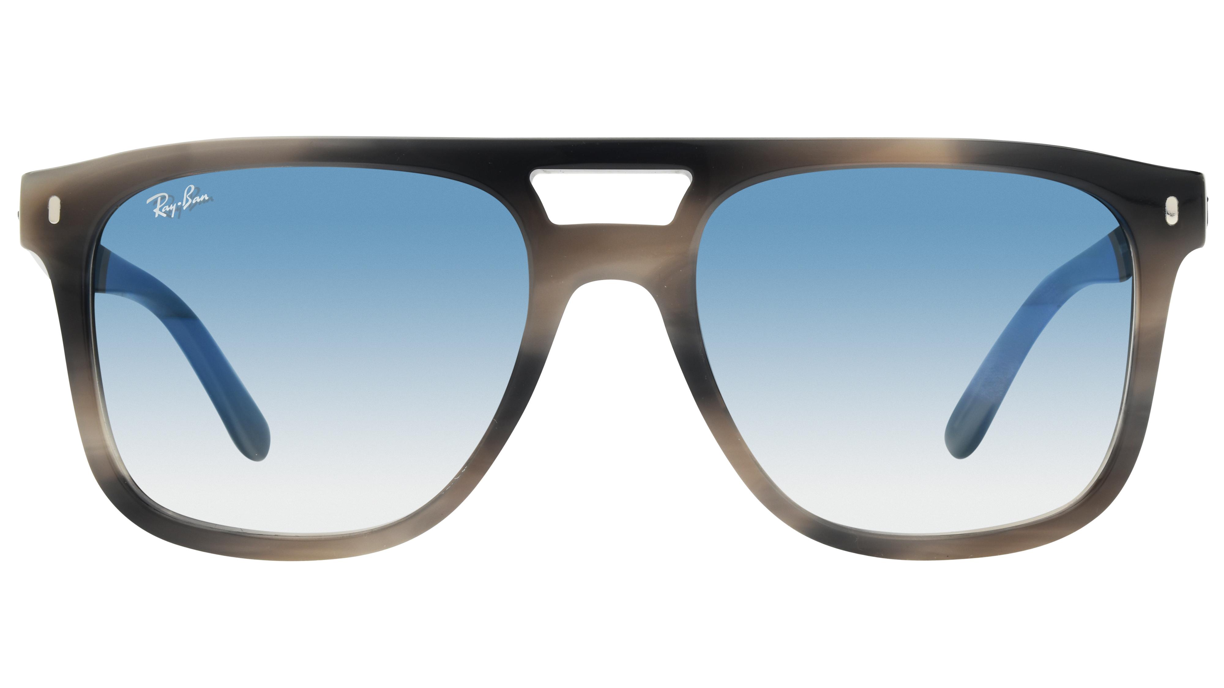 Lunettes de soleil Ray-Ban Mixte Gris Aviateur RB2213 Face