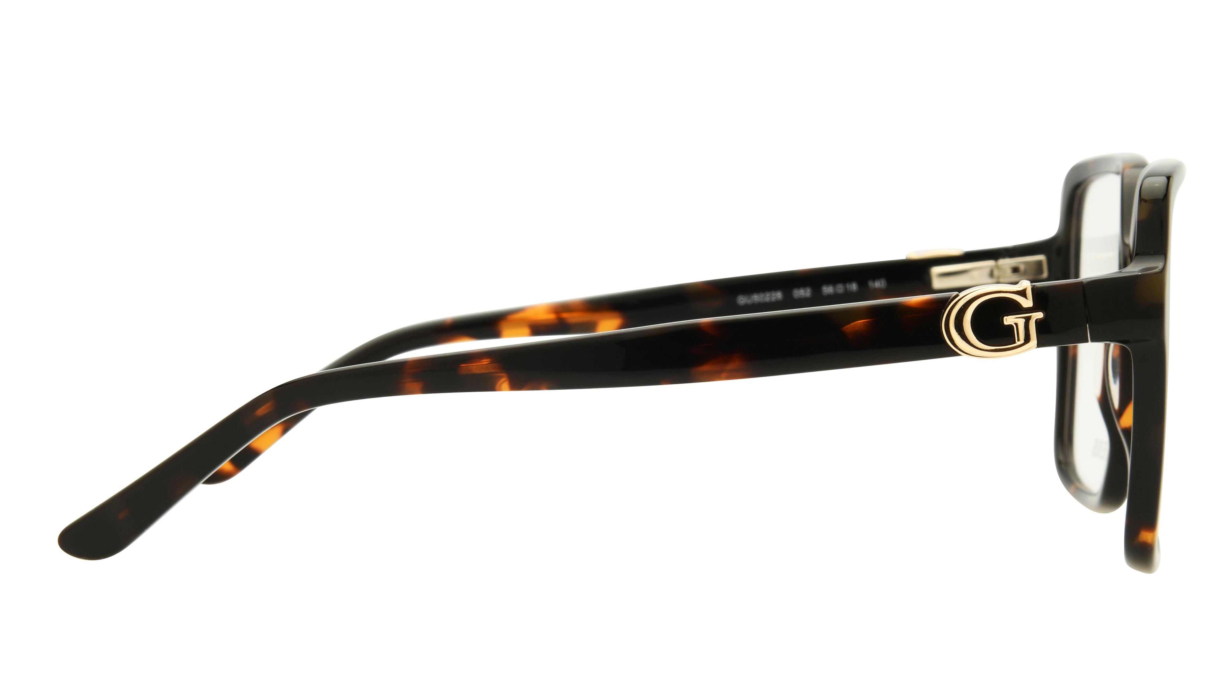 Lunettes de vue Guess Femme Écaille Carré GU50228 Droite