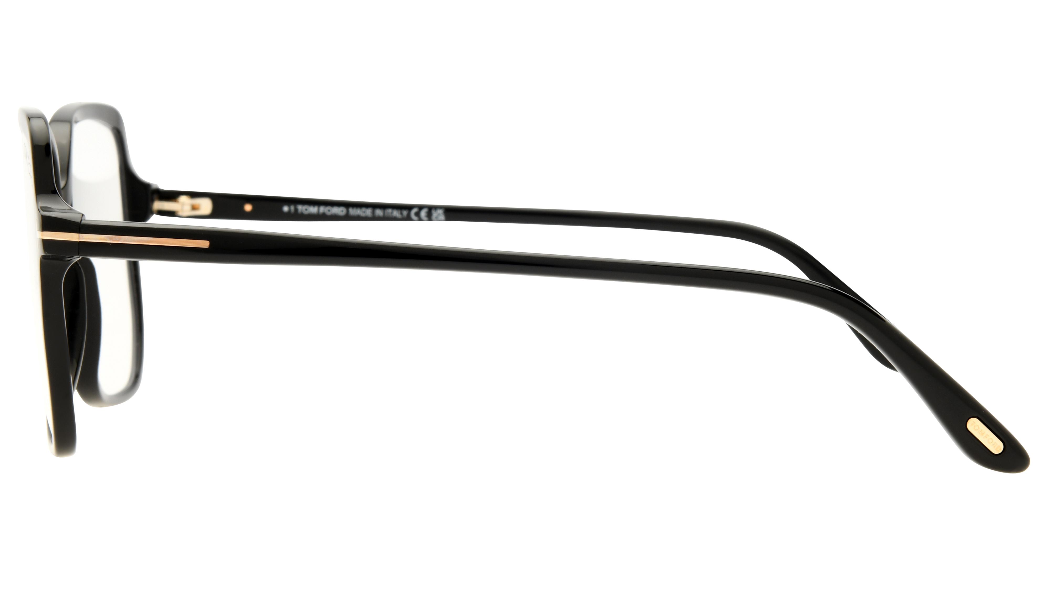 Lunettes de vue Tom Ford Femme Noir Carré Tf5578-B Gauche