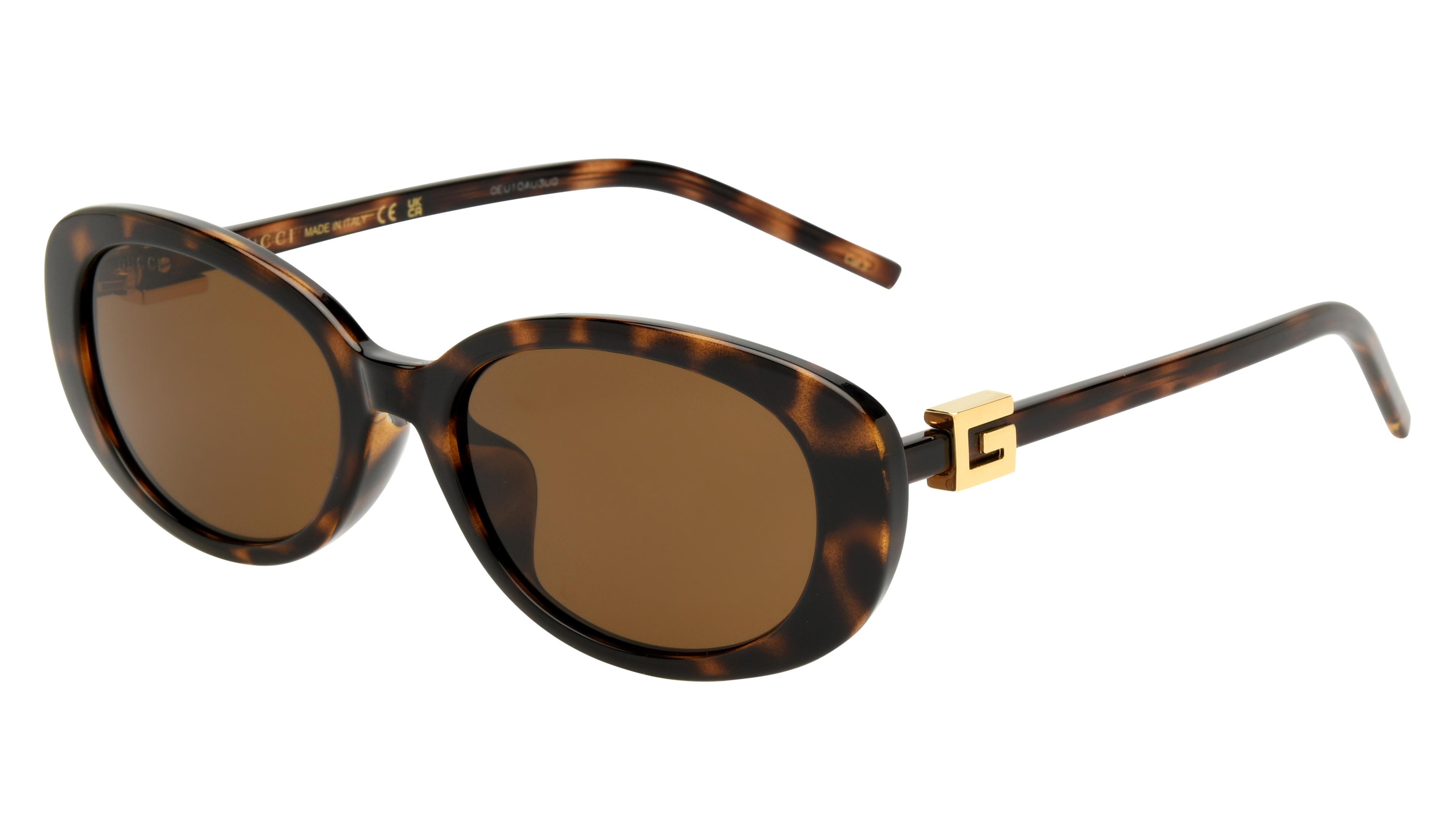 Lunettes de soleil Gucci Femme Écaille Ovale Gg1684Sa Trois-Quart