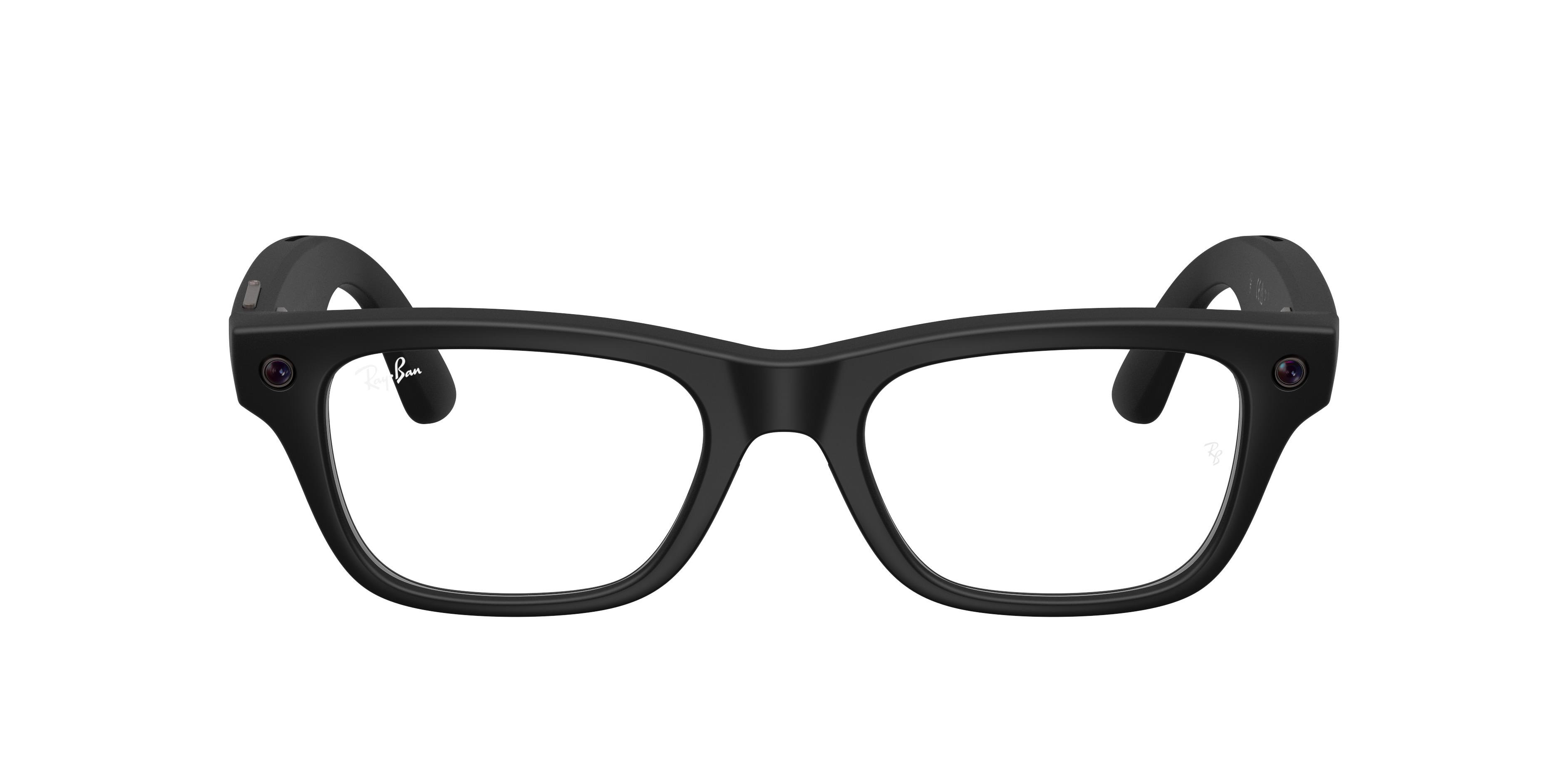 Lunettes de vue Ray-Ban Meta Mixte Noir Rectangle Rw7001 Face