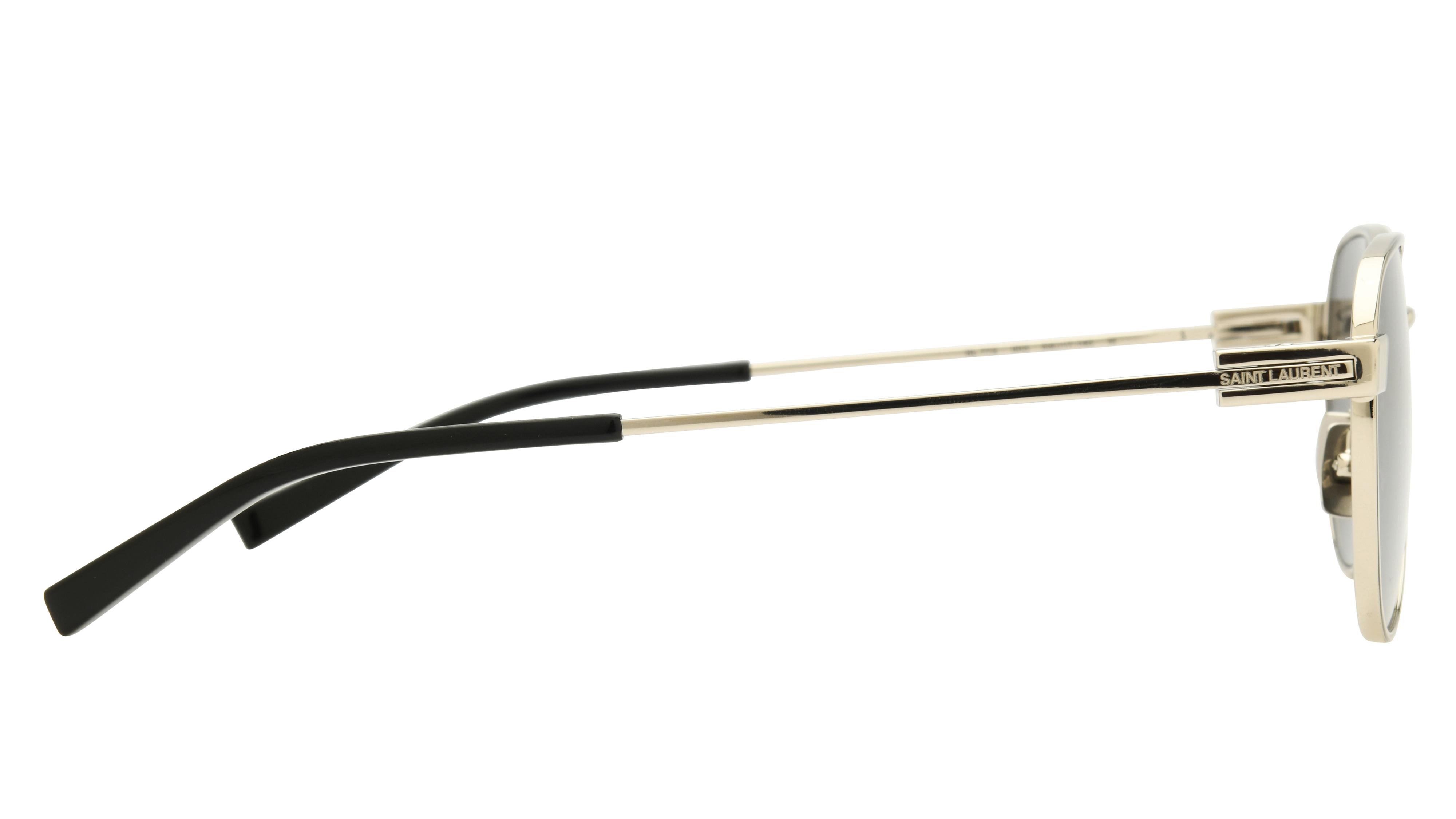 Lunettes de soleil Saint Laurent Homme Argent Ovale Sl772 Droite