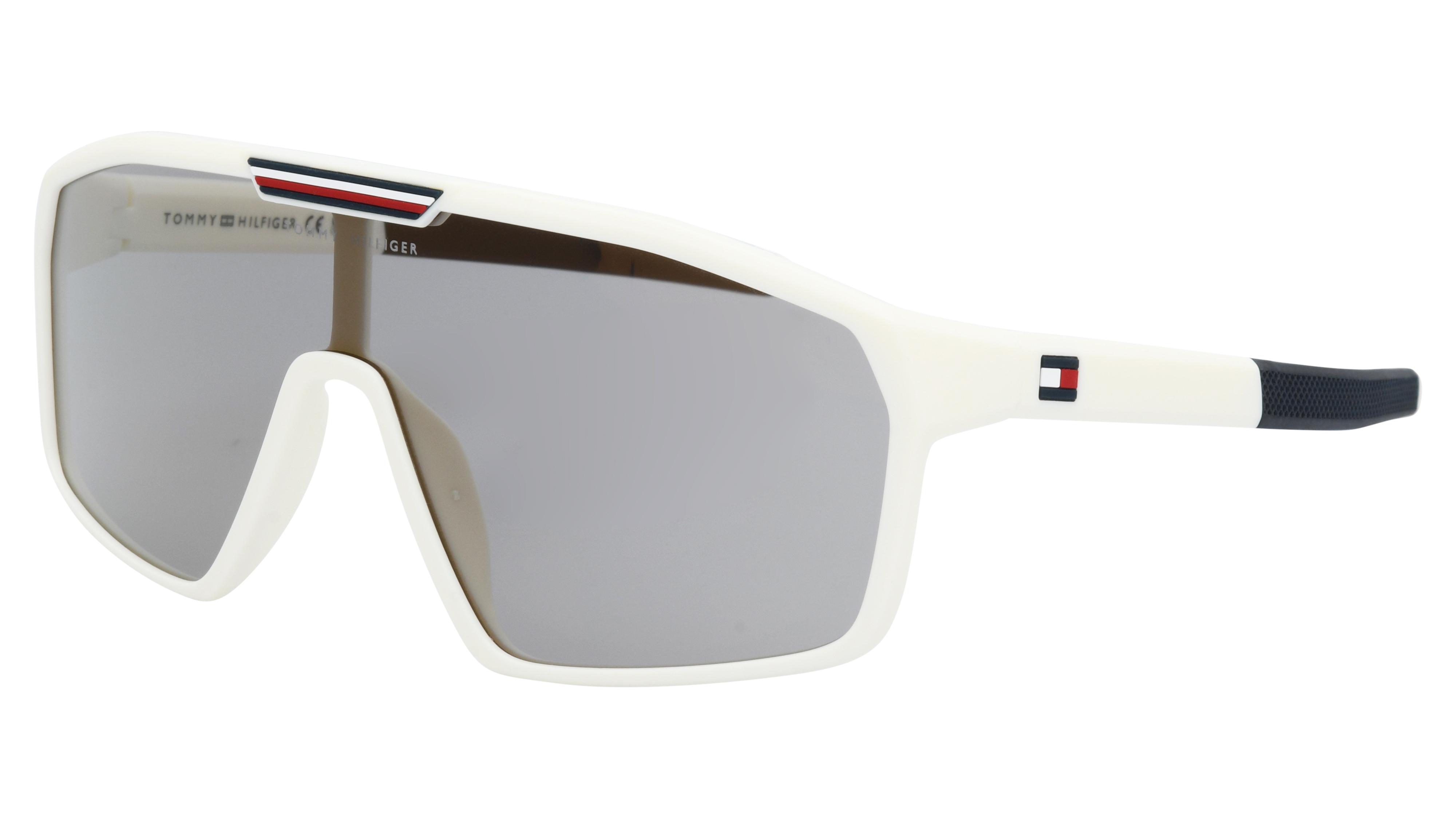 Lunettes de soleil Tommy Hilfiger Homme Blanc Sport TH Trois-Quart