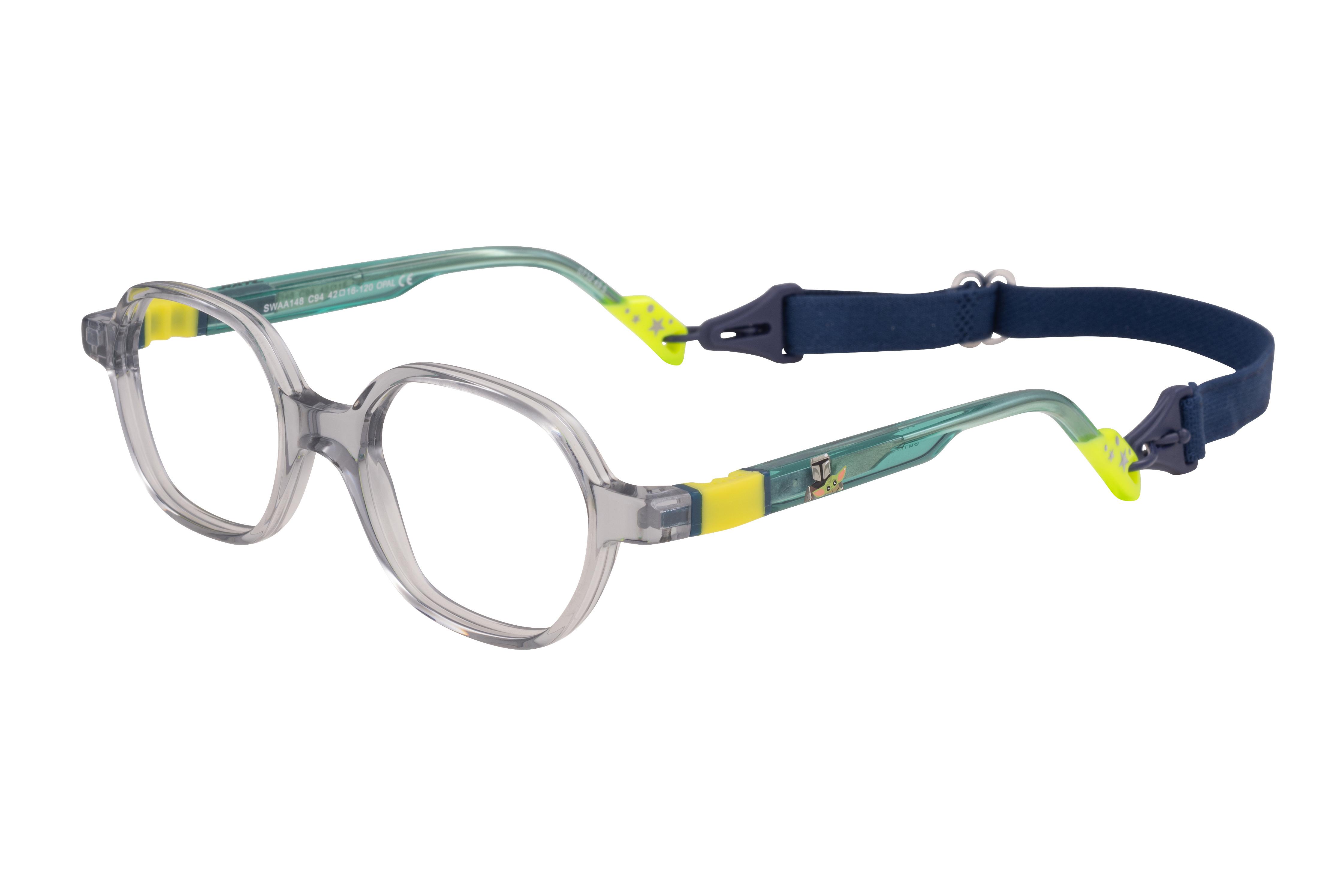 Lunettes de vue Starwars  Gris Ovale SWAA148C94 Droite