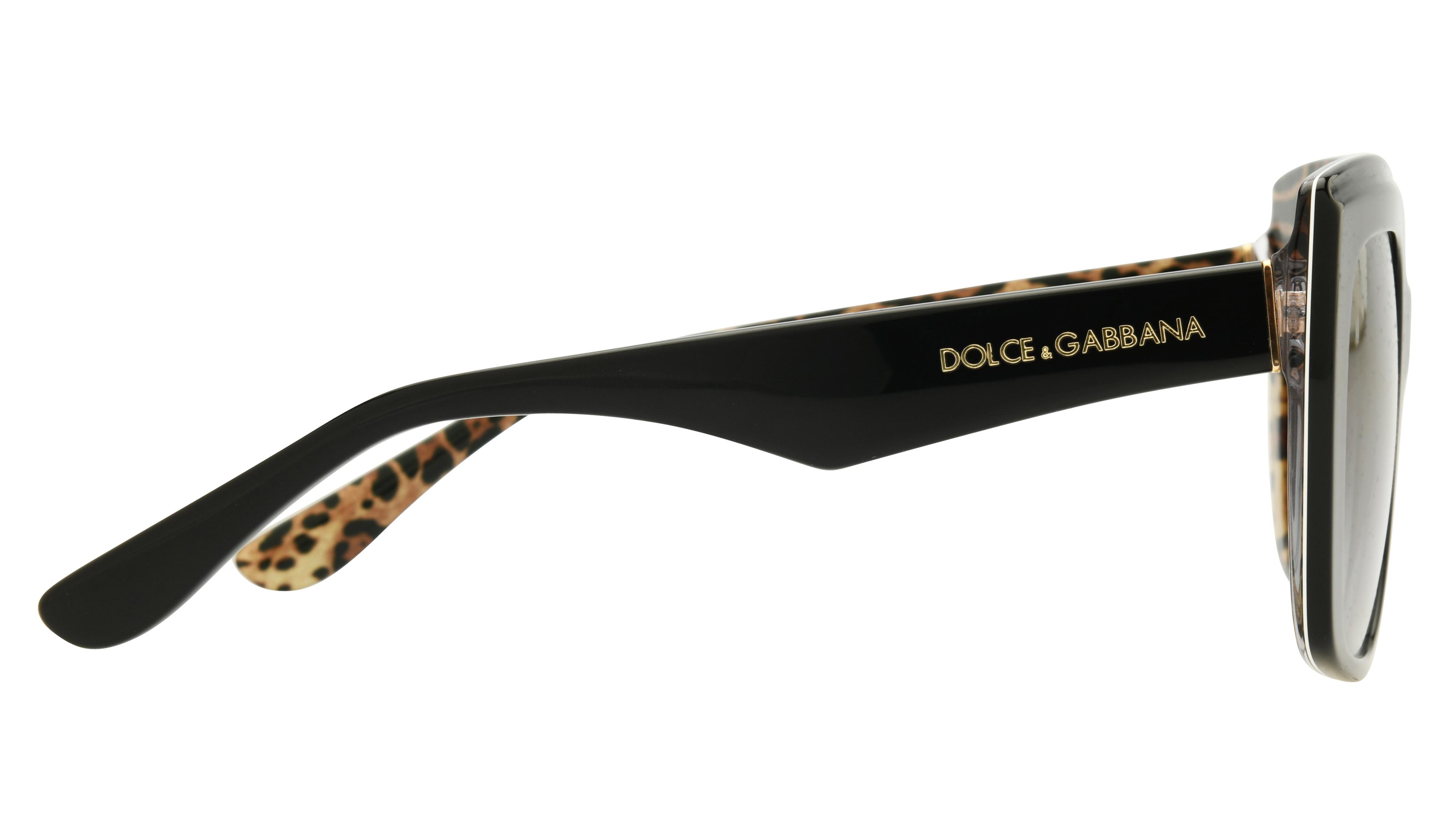 Lunettes de soleil  Femme Noir Carré dg4414 Droite