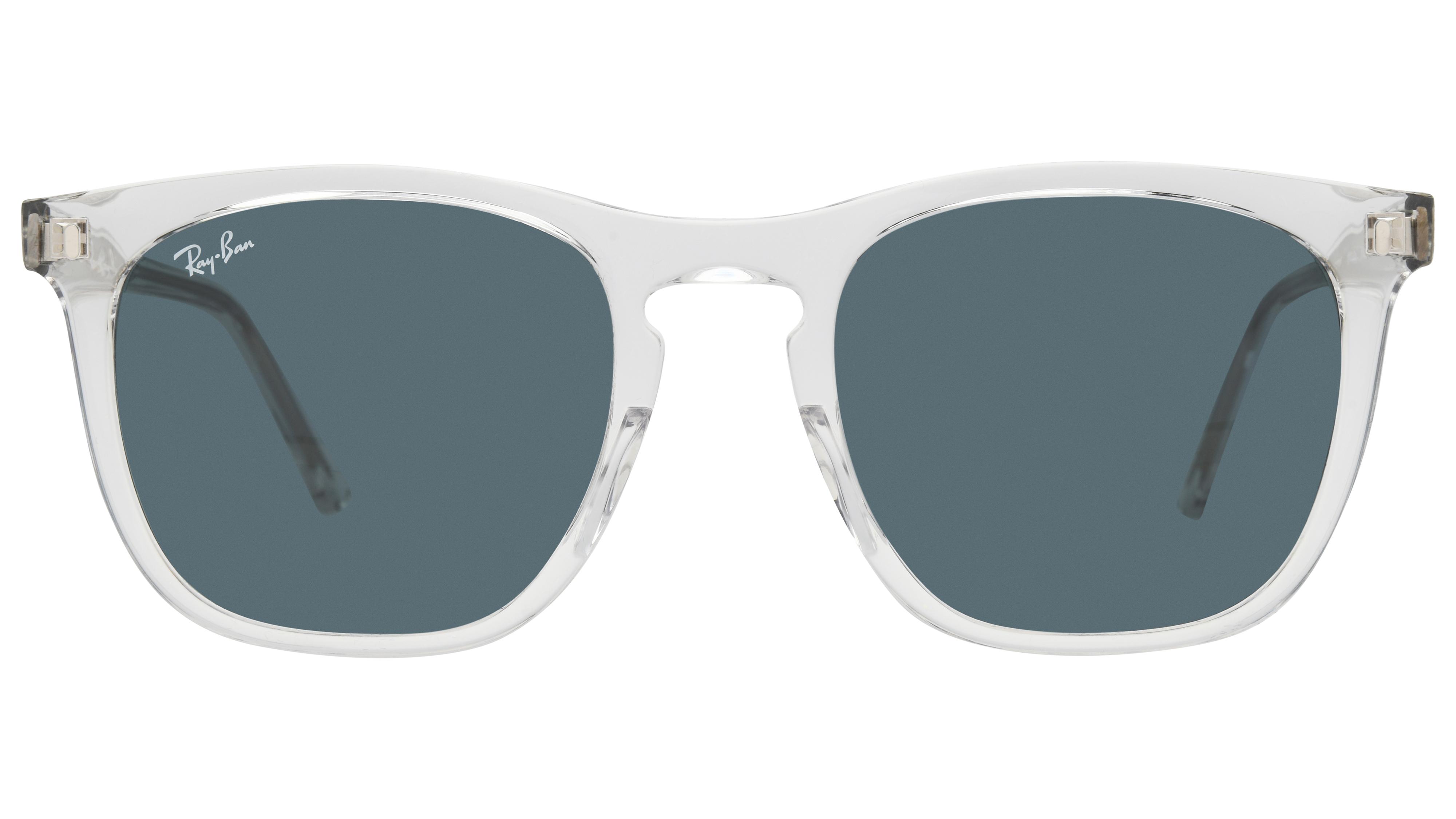 Lunettes de soleil Ray-Ban Mixte Transparent Carré RB2210 Face