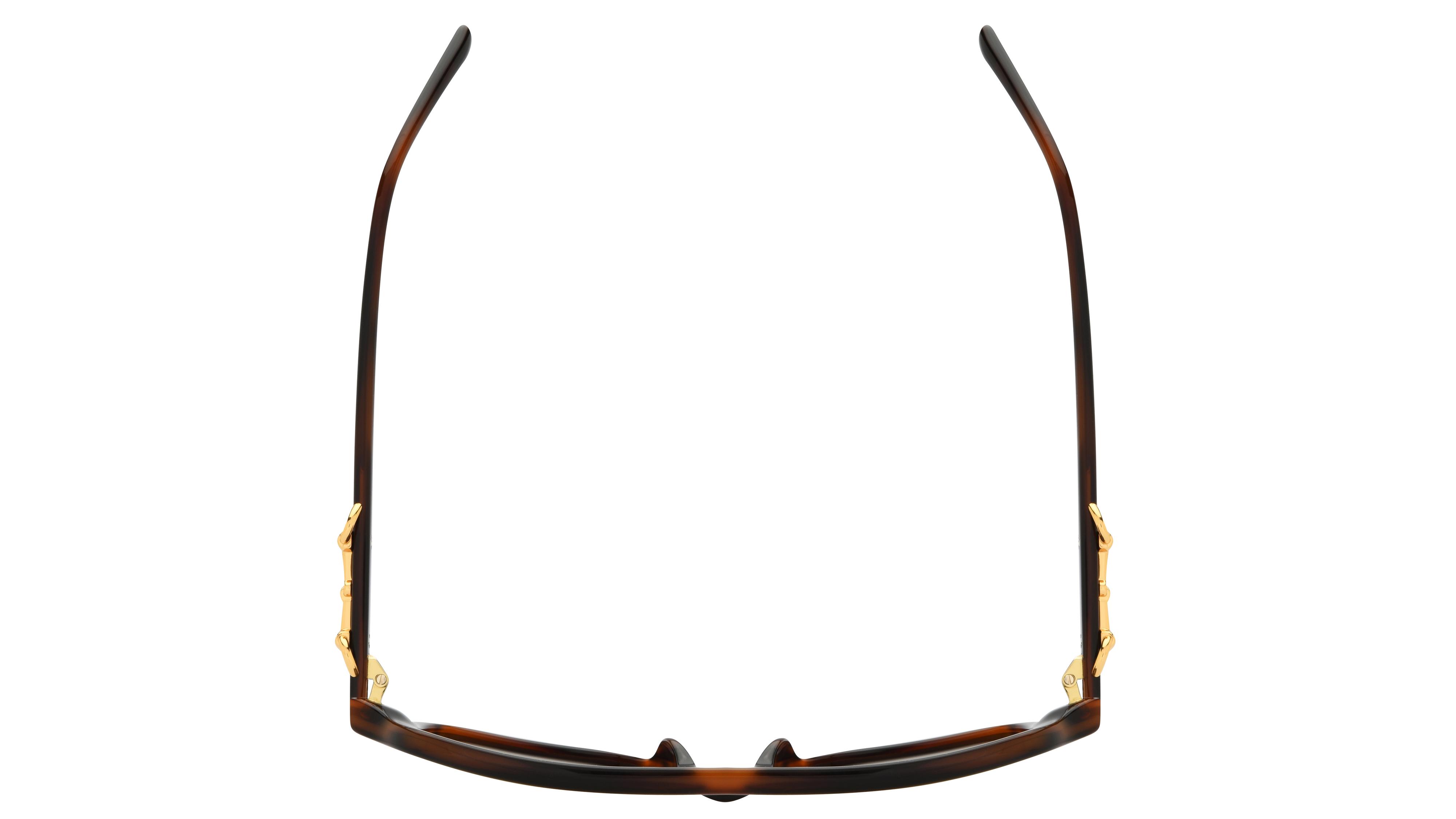 Lunettes de soleil Gucci Femme Écaille Aviateur GG2052S Dessus