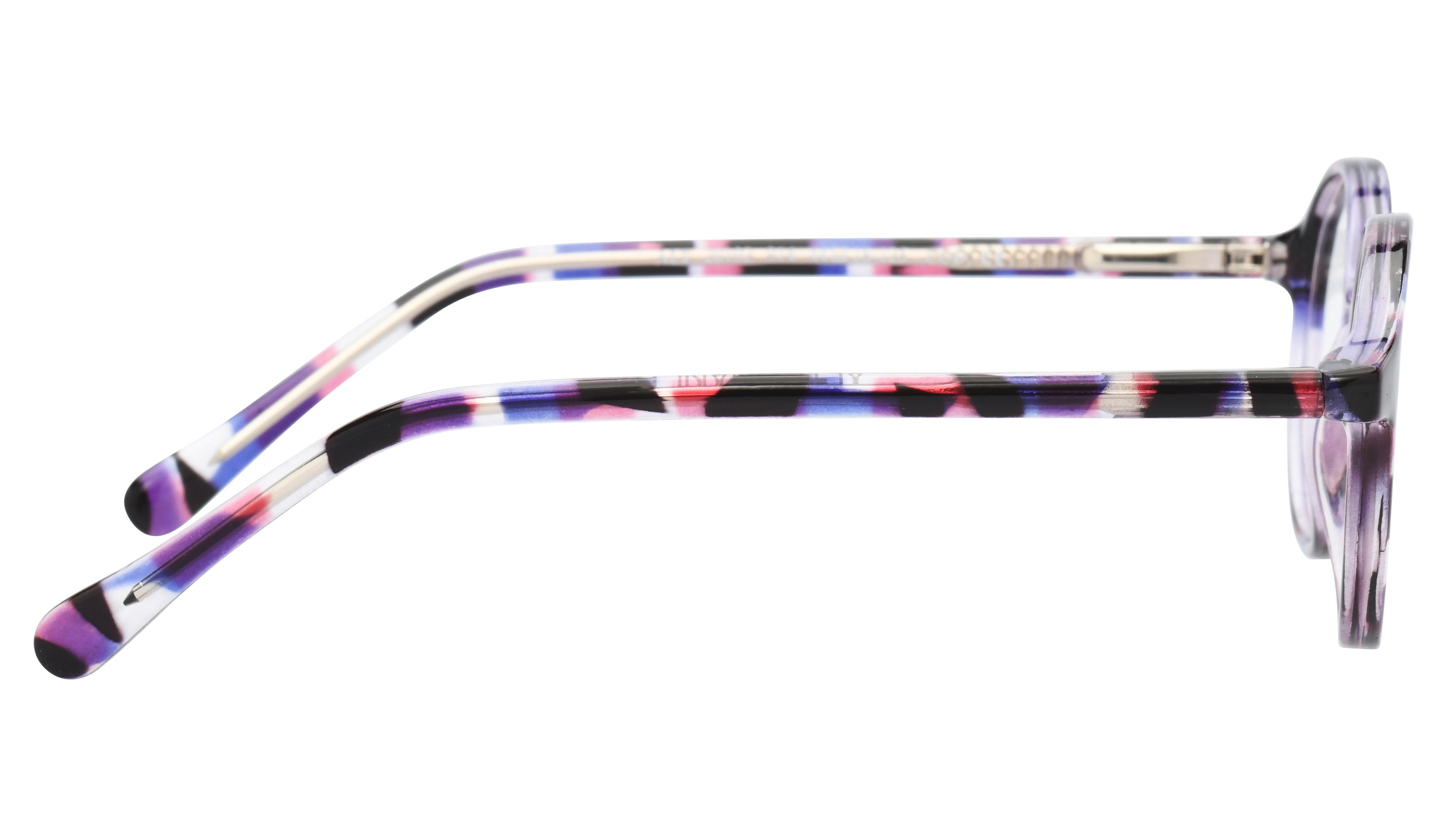 Lunettes Vintage TFC Design 602 - Monture Violette Demi-écaille - NOS (Neuf D'origine) - Allemagne