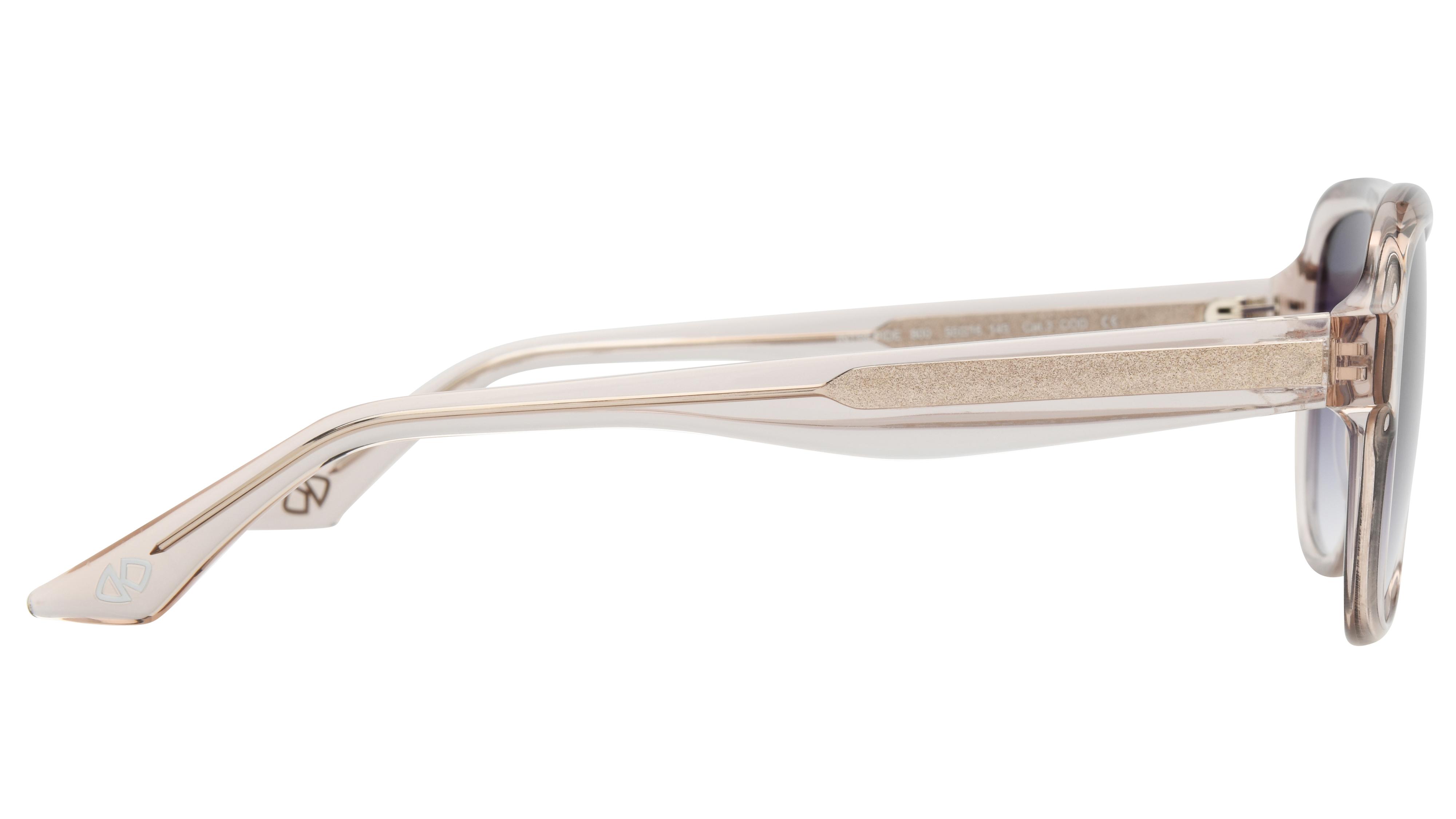 Lunettes de soleil Signature Krys Mixte Rose Aviateur Intrepide Droite