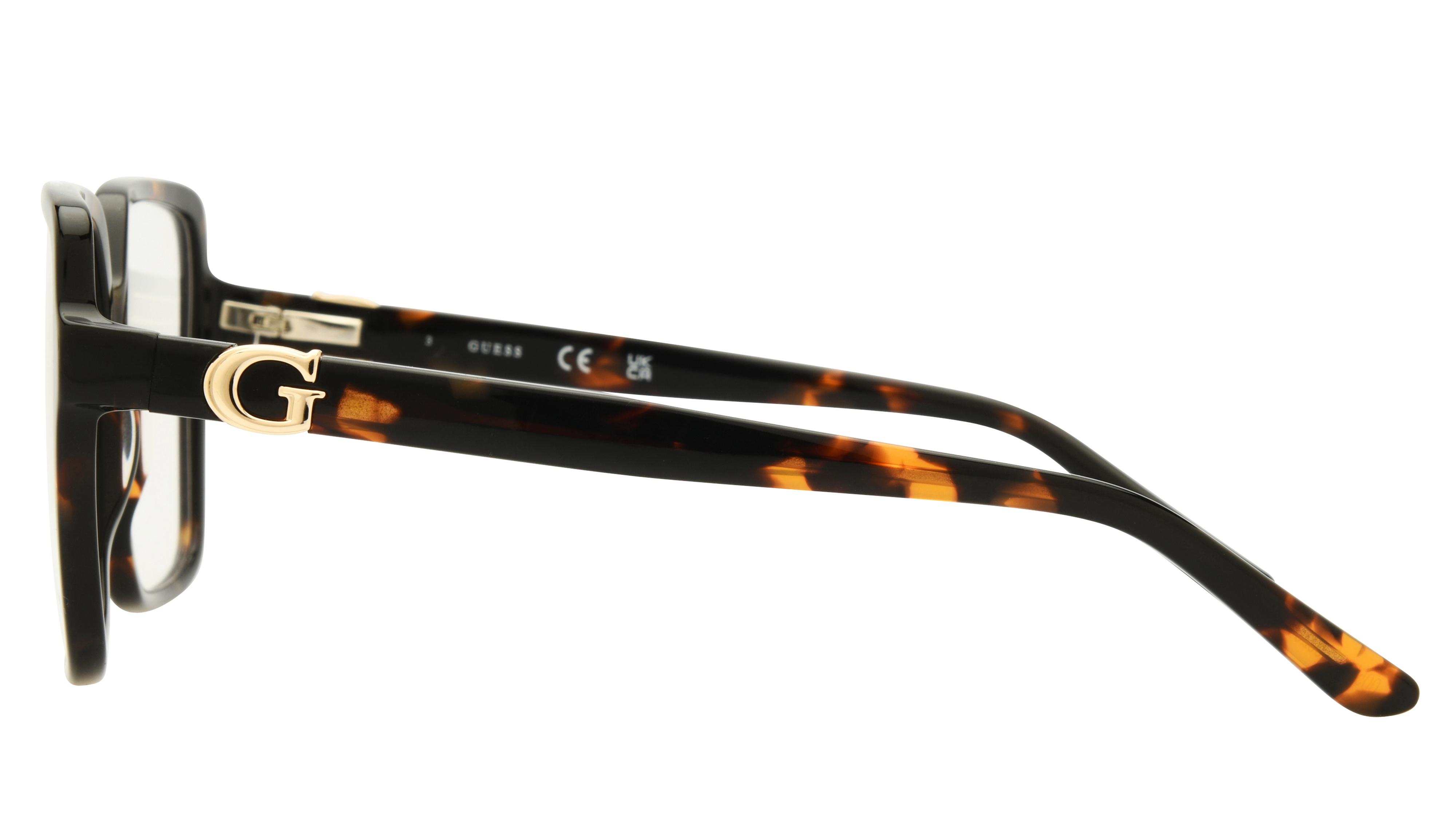 Lunettes de vue Guess Femme Écaille Carré GU50228 Gauche