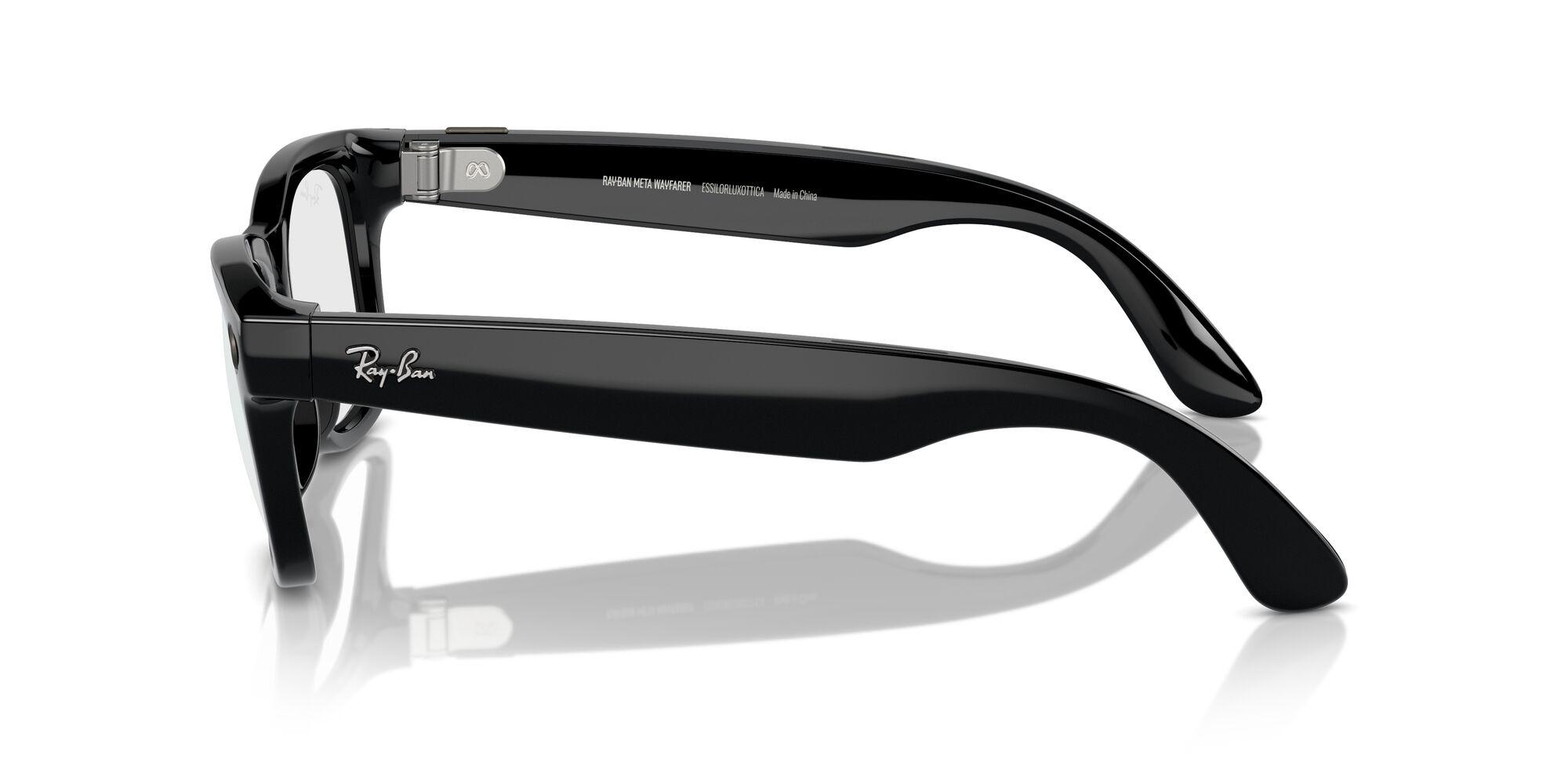 Lunettes de soleil Ray-Ban Mixte Noir Carré RW4006 Gauche