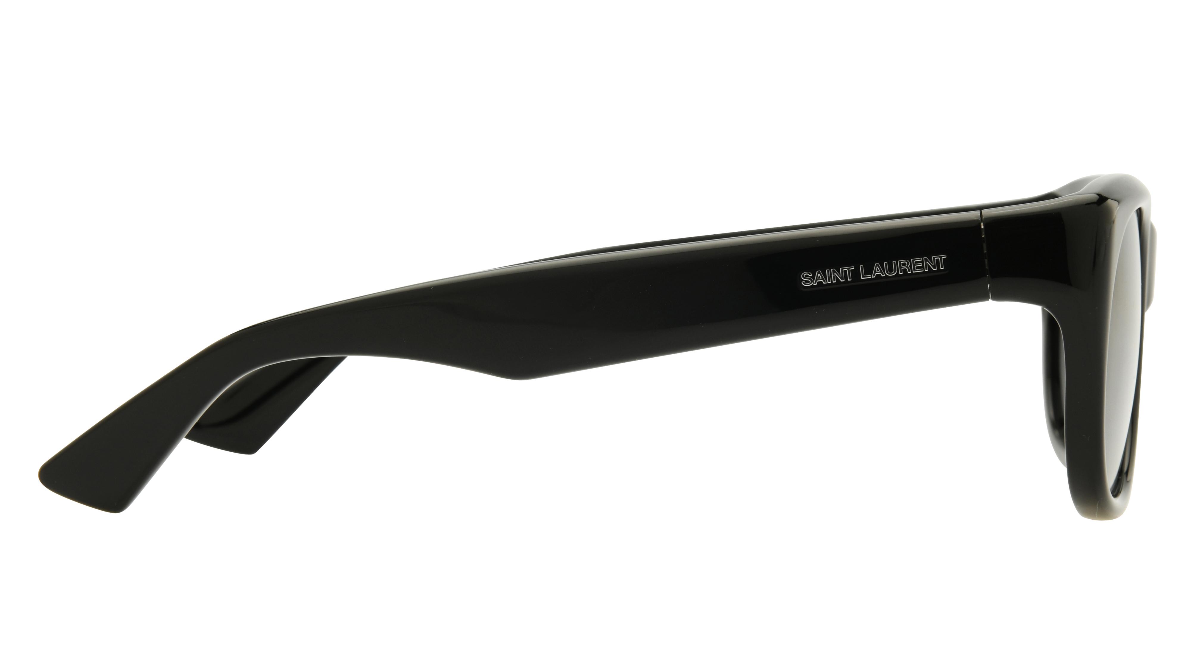 Lunettes de soleil Saint Laurent Femme Noir Rectangle Sl815Romy Droite