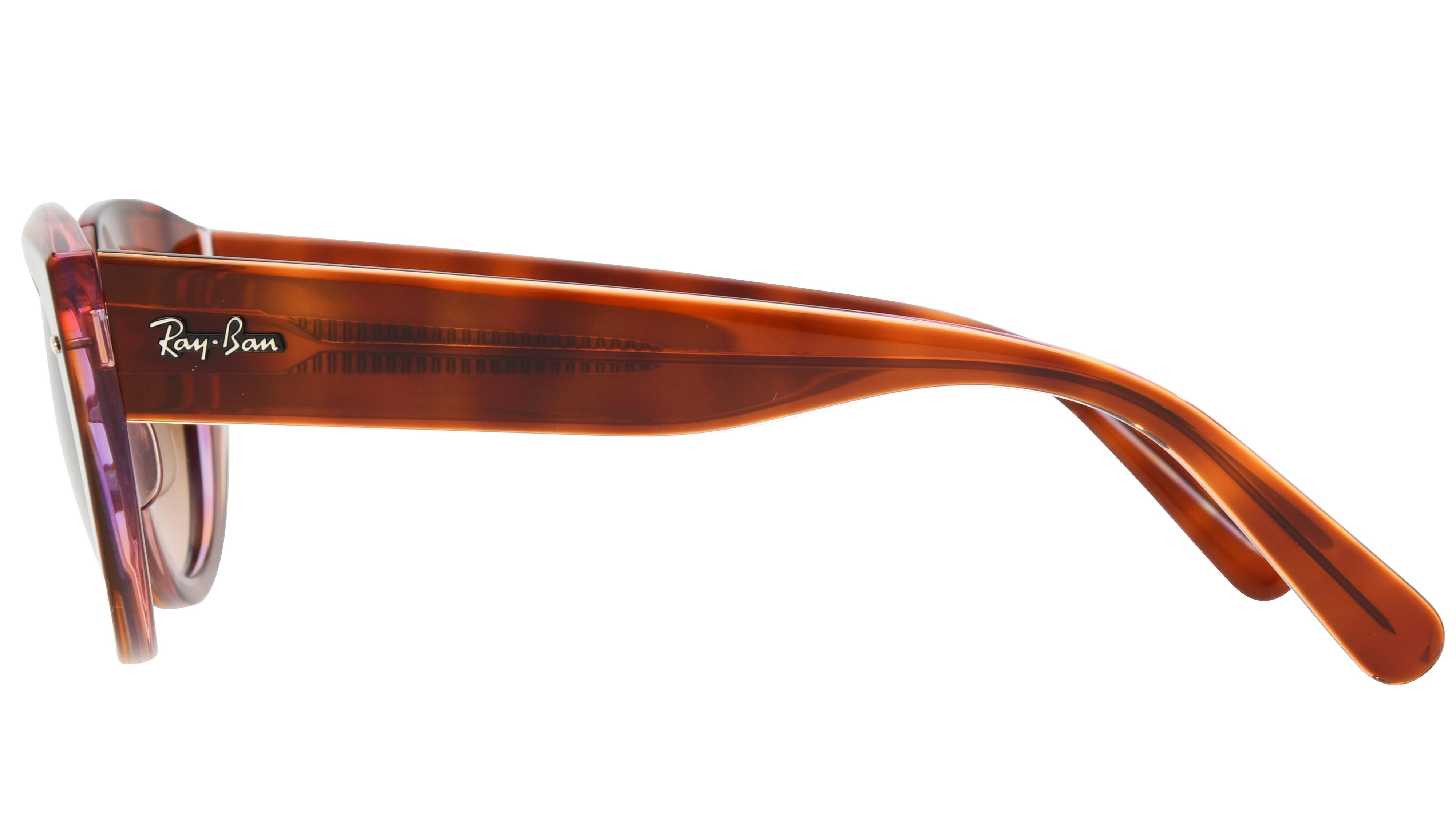 Lunettes de soleil Ray-Ban Femme Or Papillon RB2286 Gauche