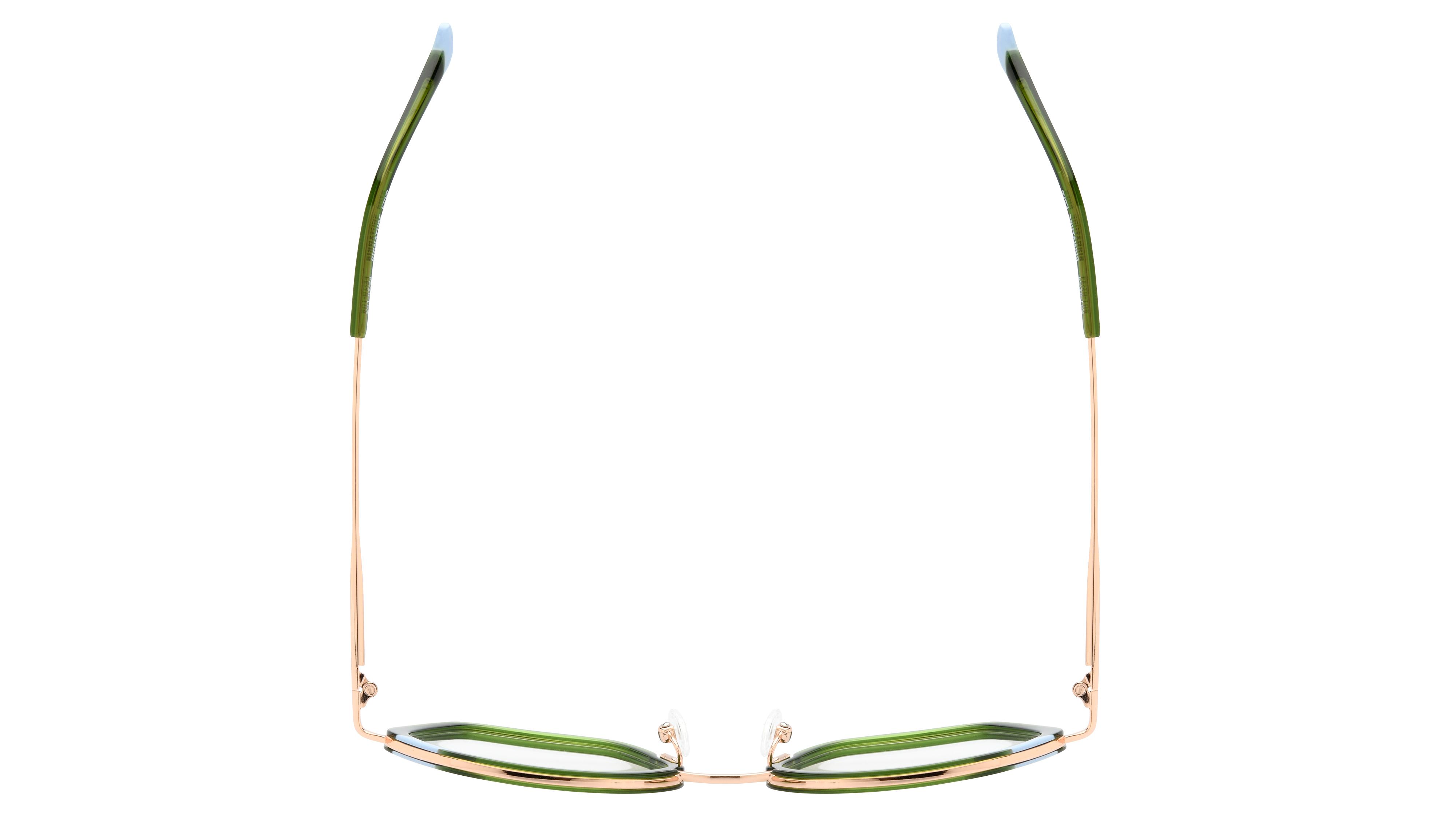 Lunettes de vue Signature Krys Femme Vert Carré Kis2405 Dessus