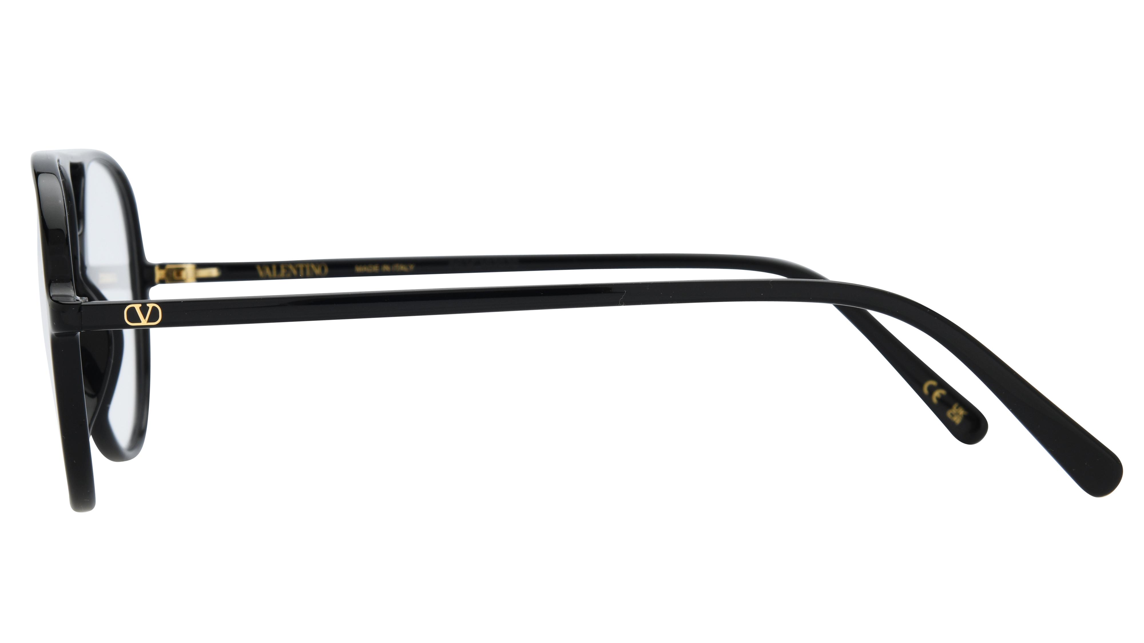 Lunettes de vue Valentino Femme Noir Aviateur Vg0023O Gauche
