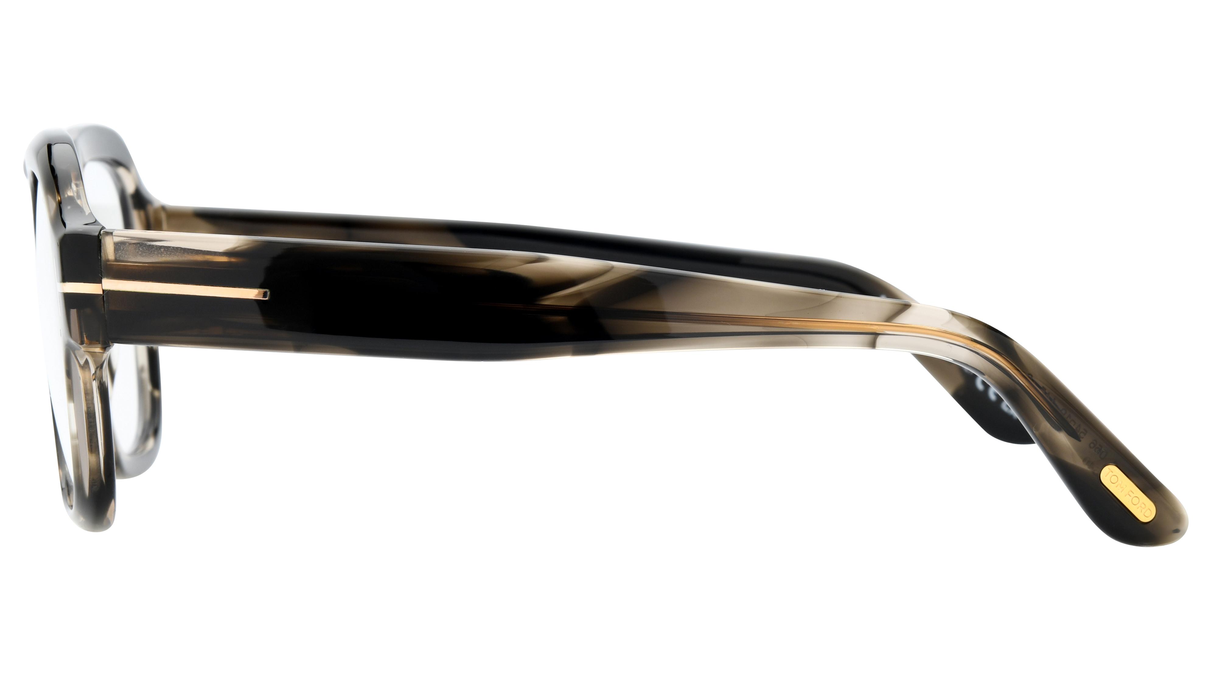 Lunettes de vue Tom Ford Homme Écaille Aviateur FT6085-B Gauche