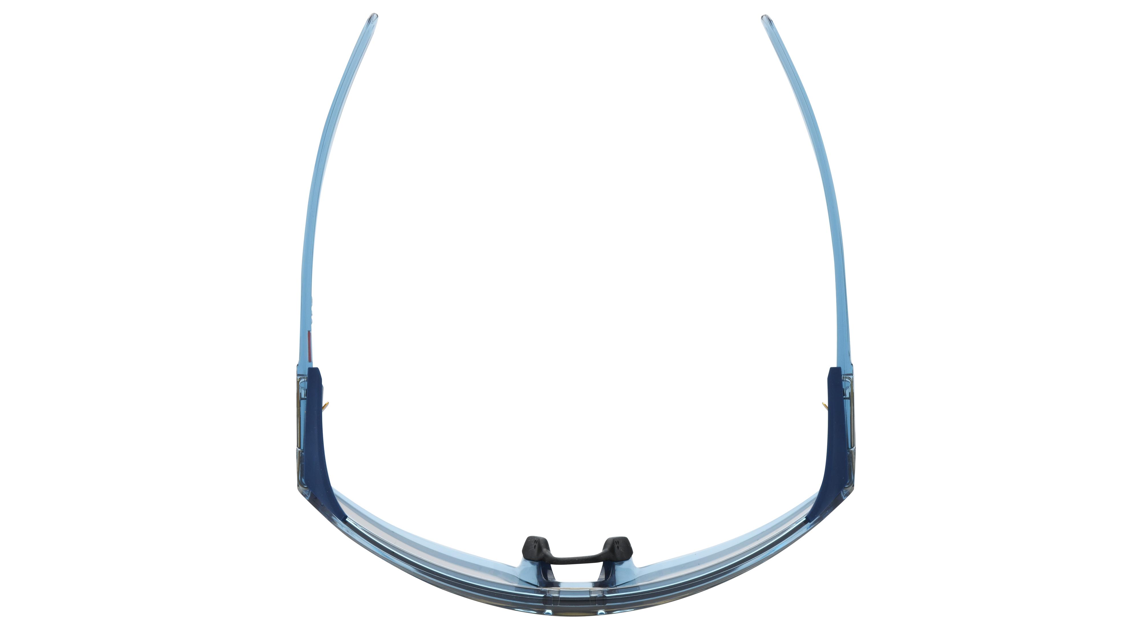 Lunettes de soleil Oakley Mixte Bleu Rectangle Oo9404 Dessus