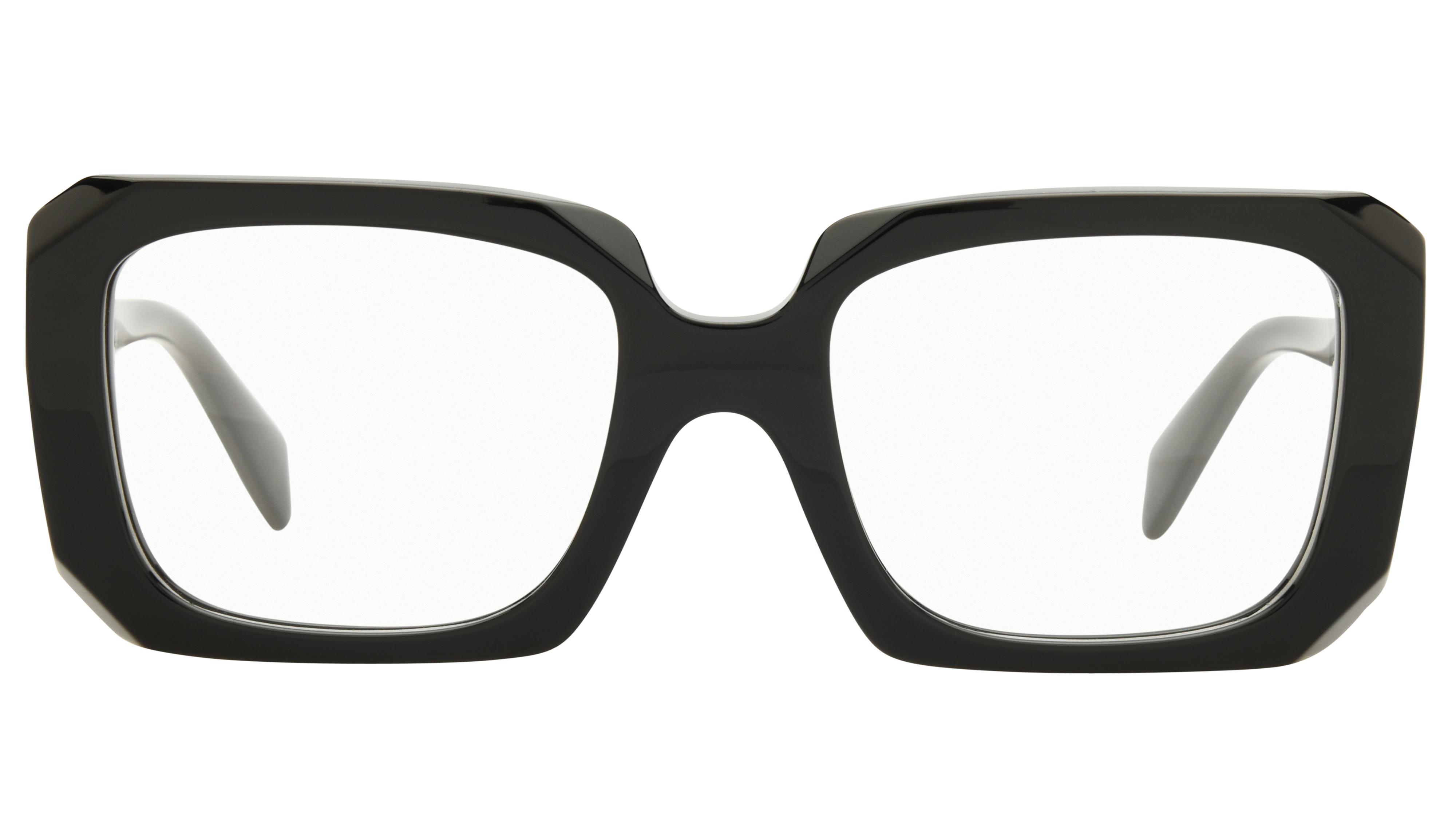 Lunettes de vue Prada Femme Noir Rectangle PRC09V Face