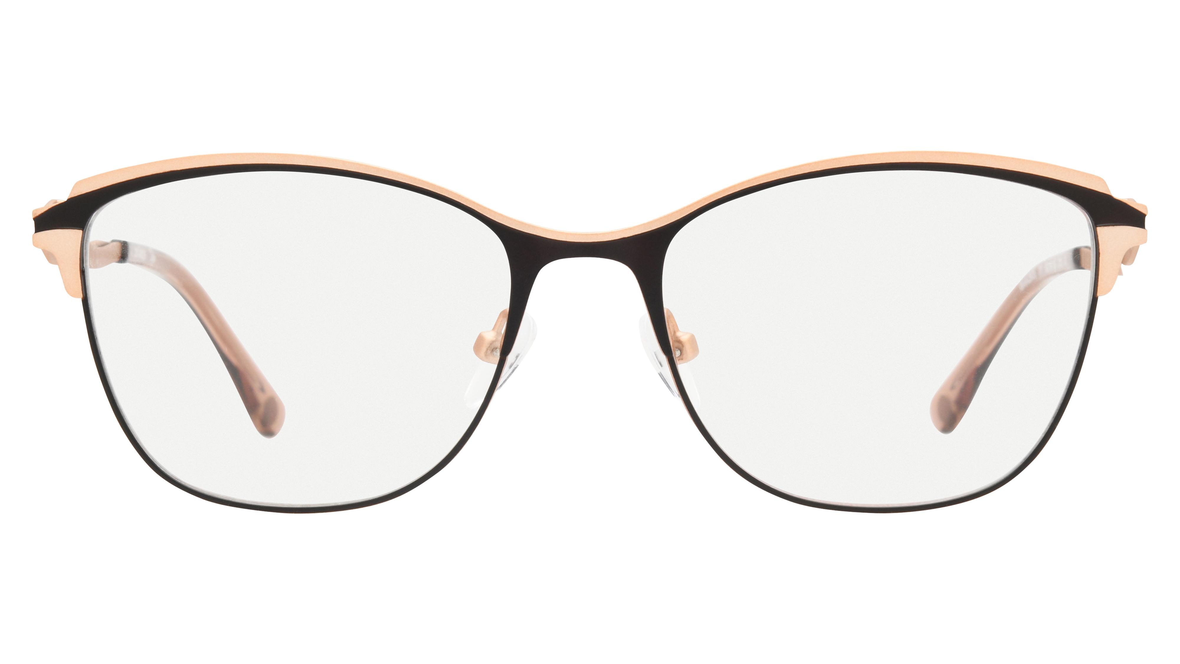 Lunettes de vue Baïa Femme Marron Rectangle Baa2605 Face