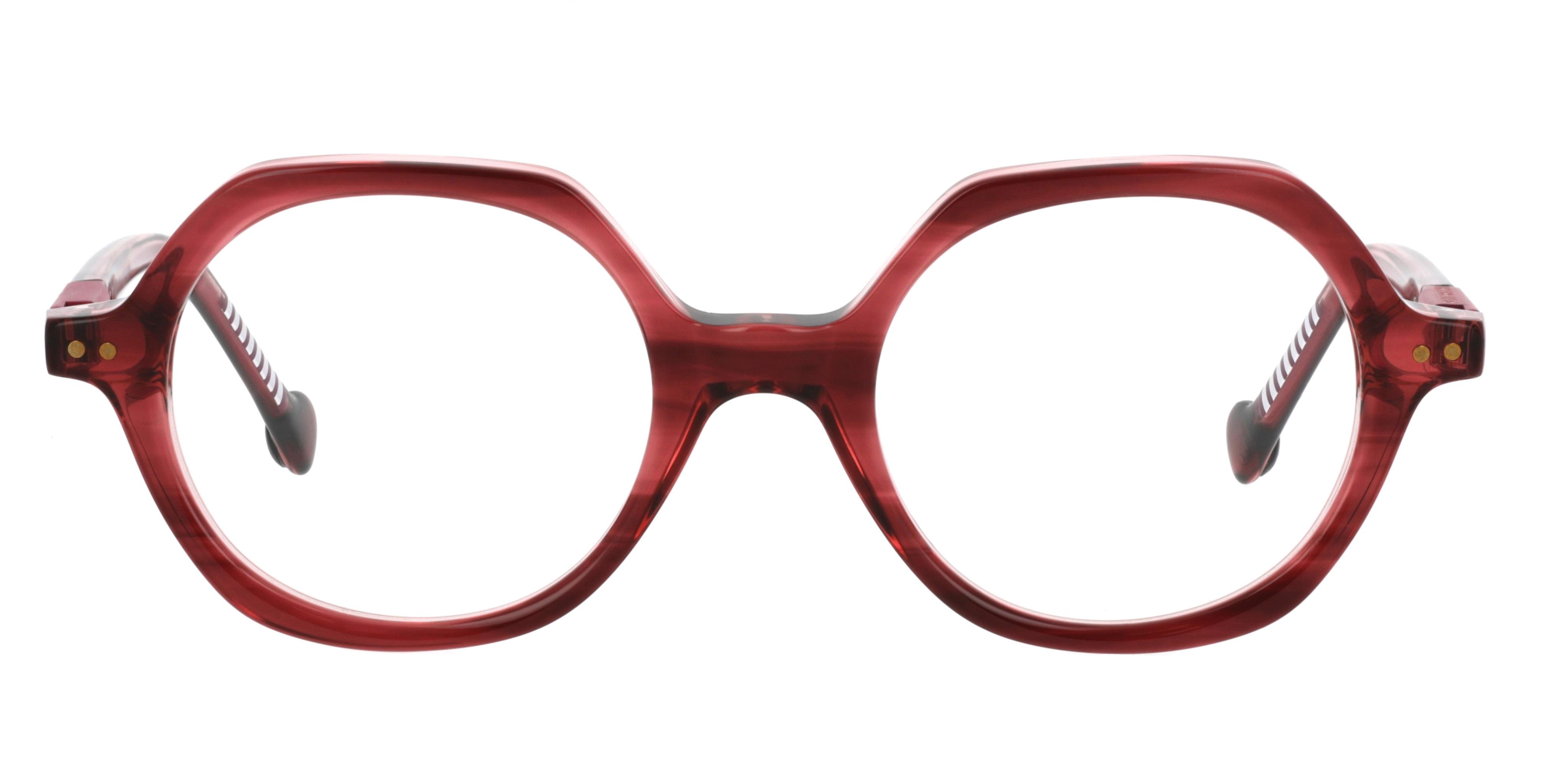 Lunettes de vue Petit Bateau Enfant Rouge Carré Ile Face