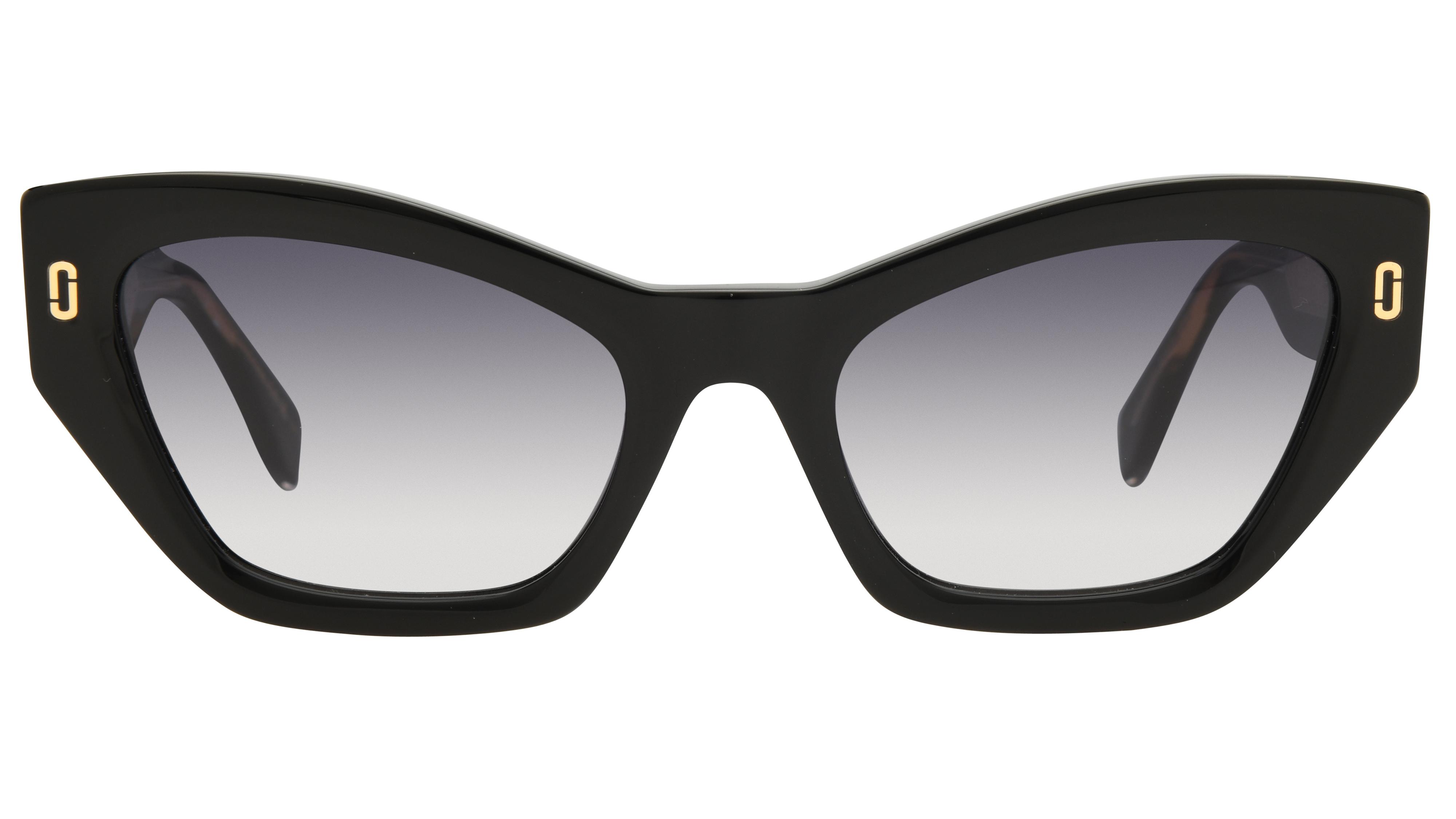 Lunettes de soleil Marc Jacobs Femme Noir Rectangle Mj1117/S Face