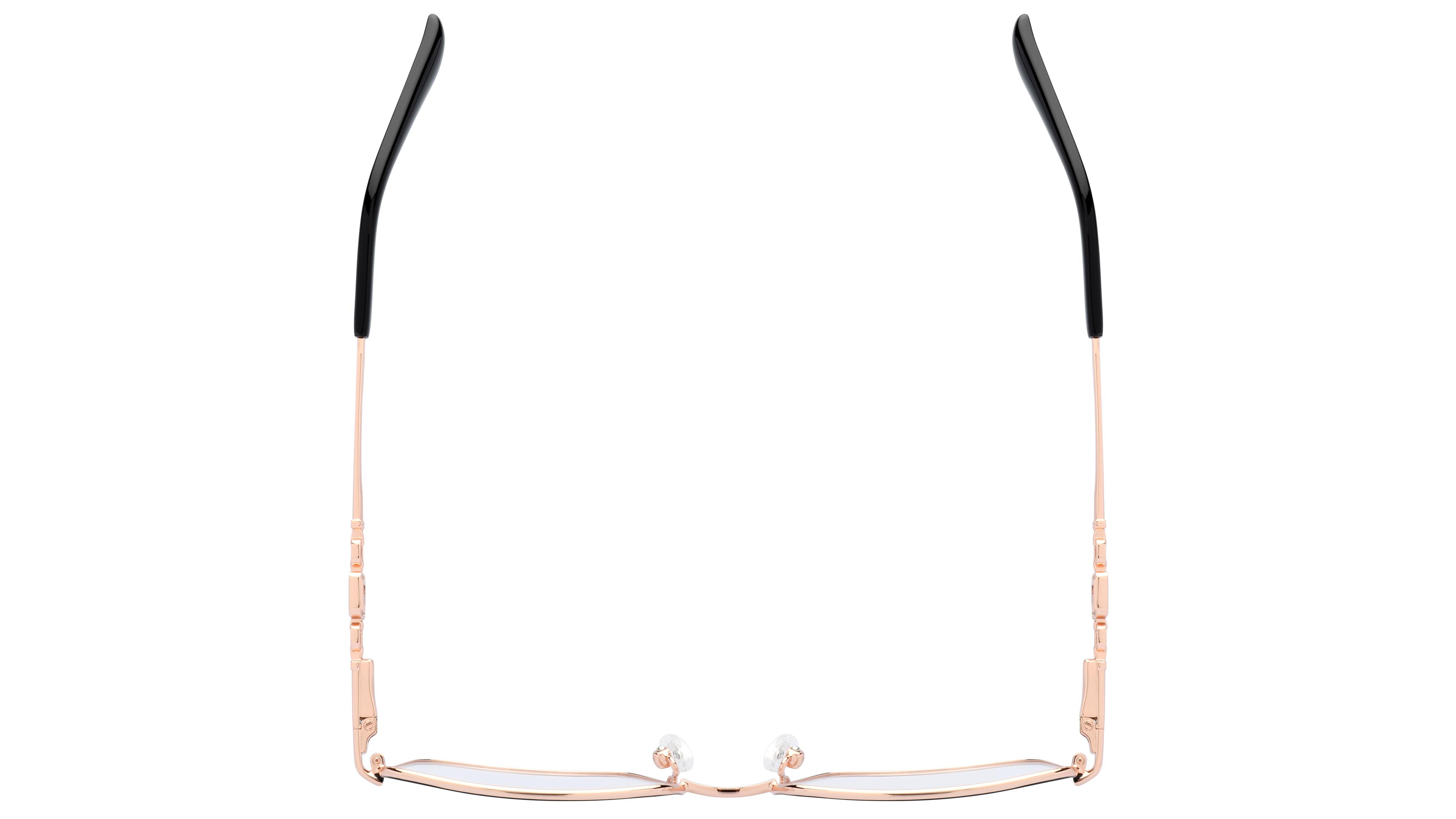 Lunettes de vue Guess Femme Noir Carré GU2953 Dessus