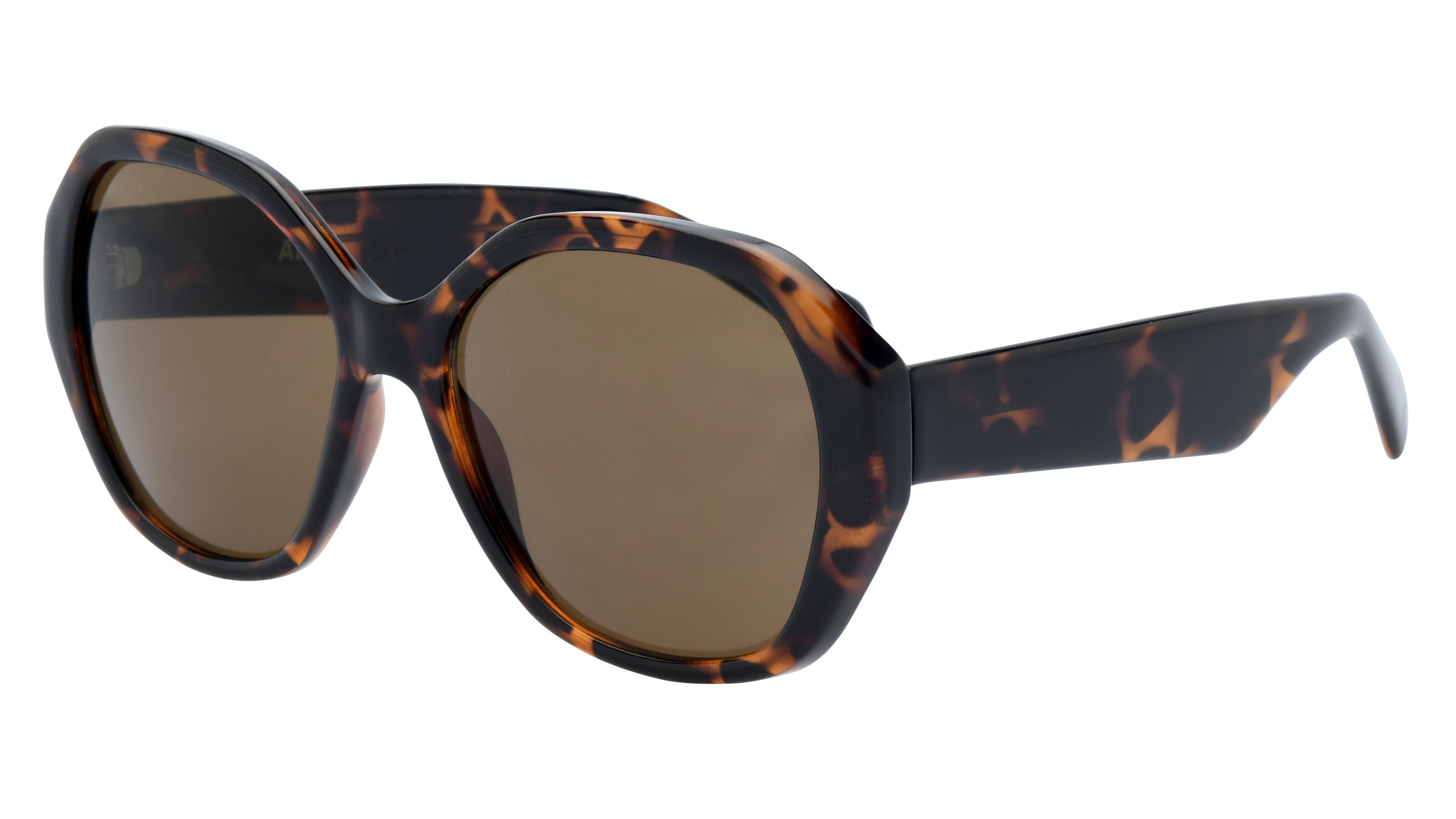 Lunettes de soleil Alternance Femme Écaille Carré Alt24215 Trois-Quart