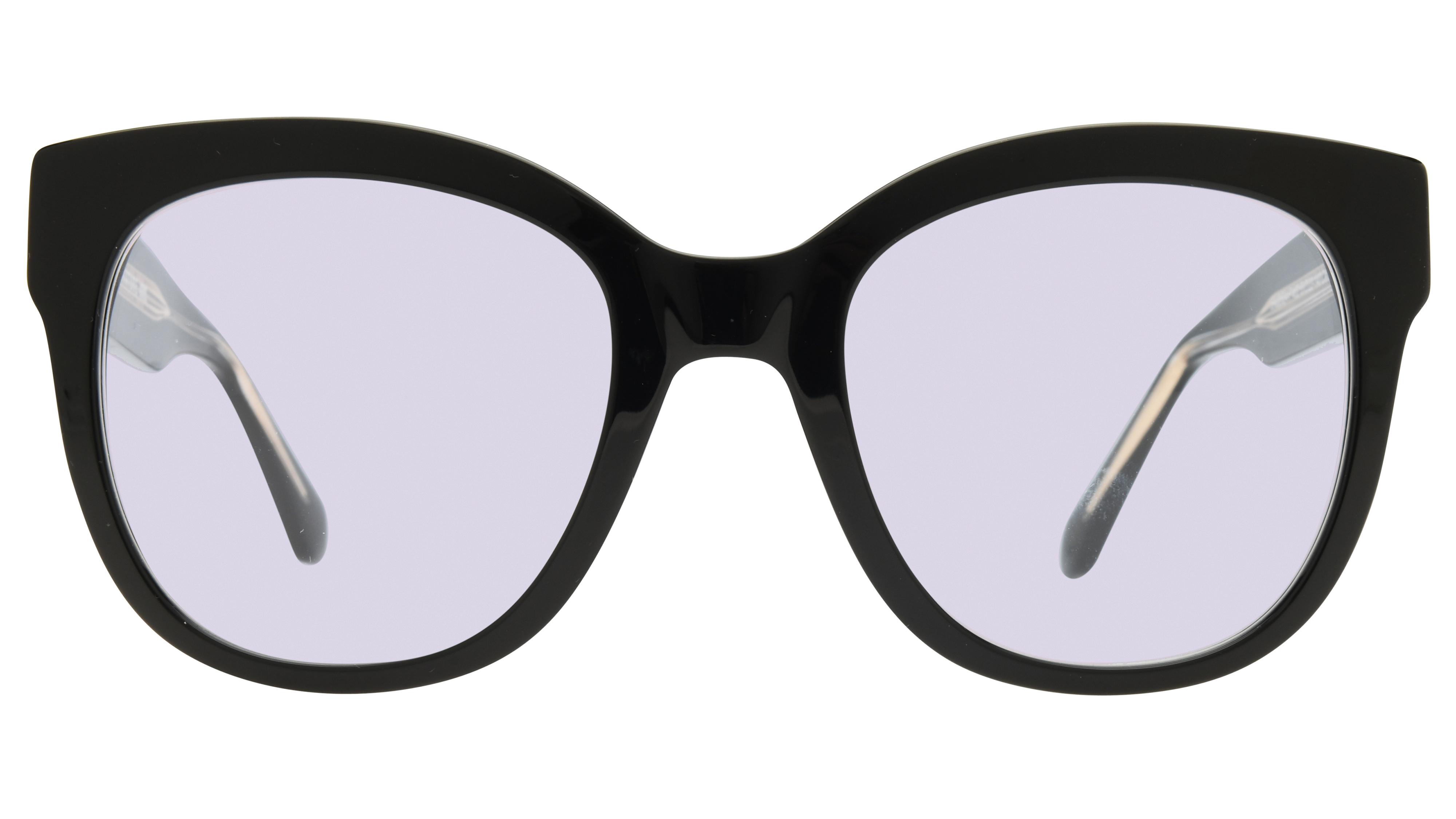 Lunettes de soleil Signature Krys Femme Noir Papillon Skj2524-F Face