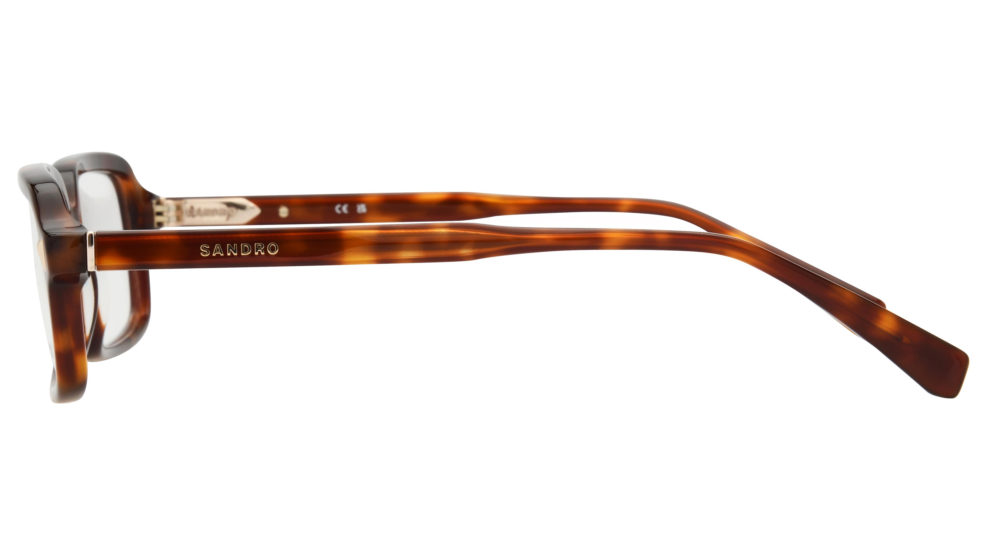 Lunettes de vue Sandro Femme Écaille Rectangle SD2086 Gauche