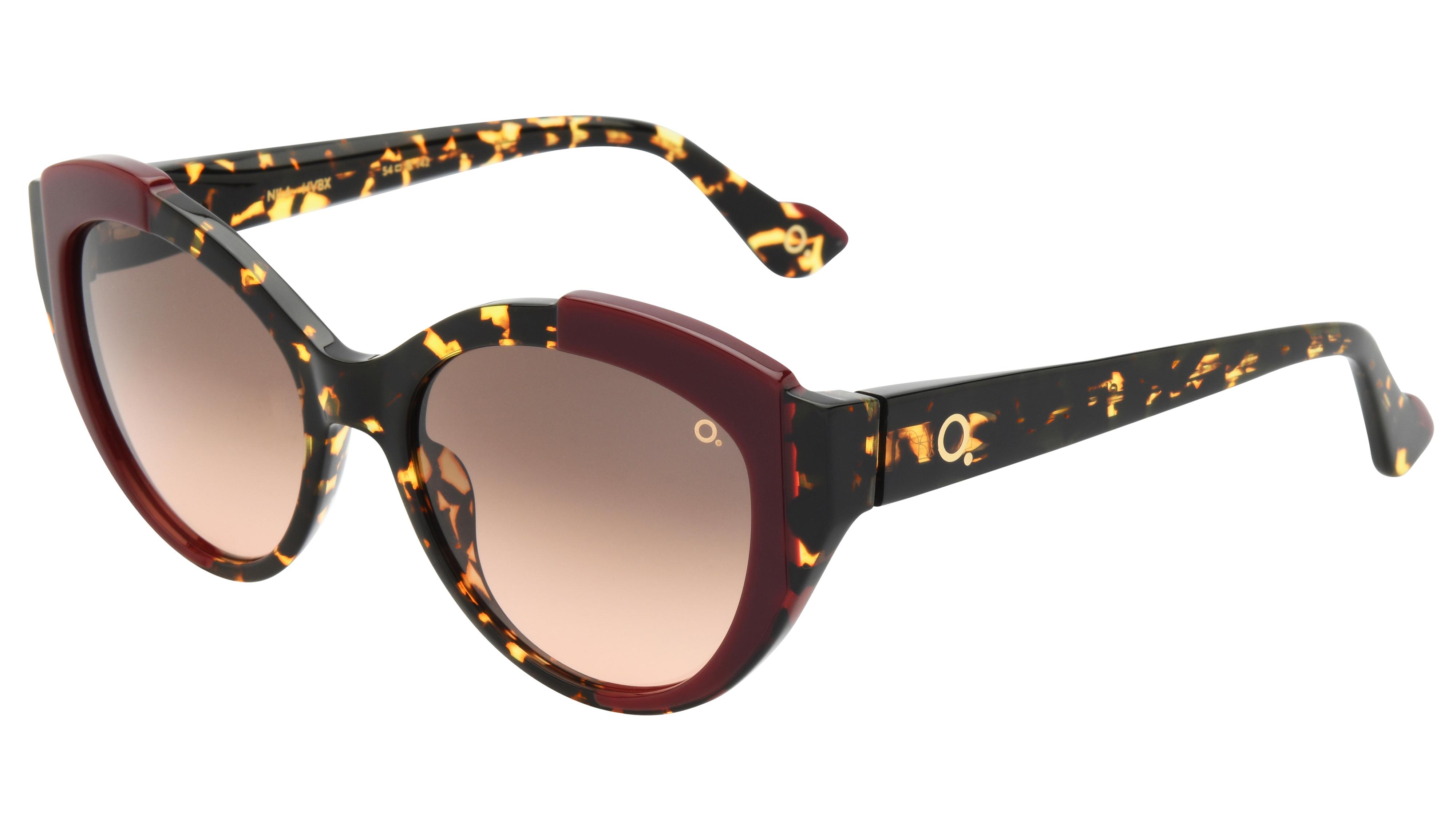 Lunettes de soleil Etnia Barcelona Femme Écaille Papillon NILA Trois-Quart