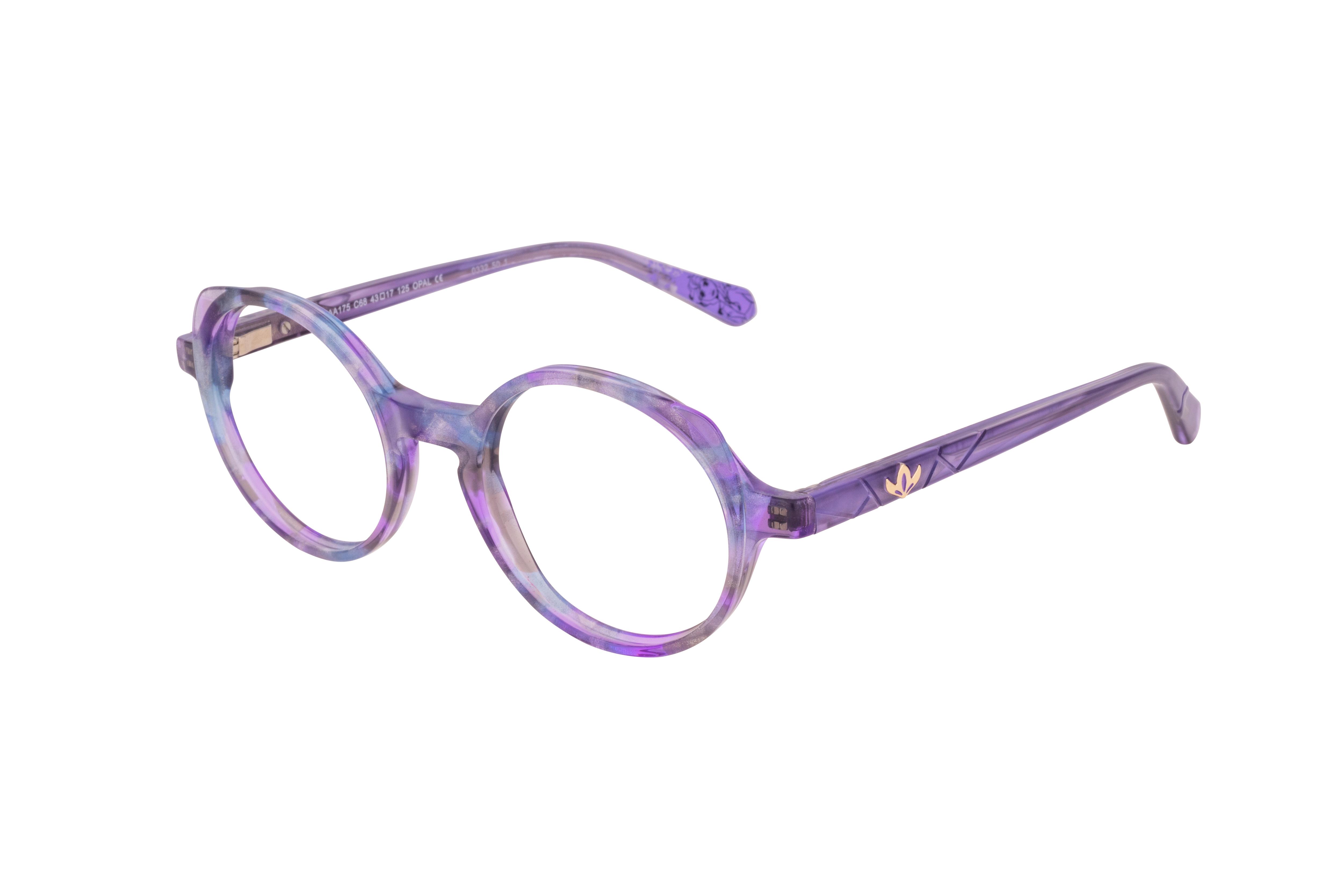 Lunettes de vue Disney Princesses DPAA175 C68 Violet Ronde Krys